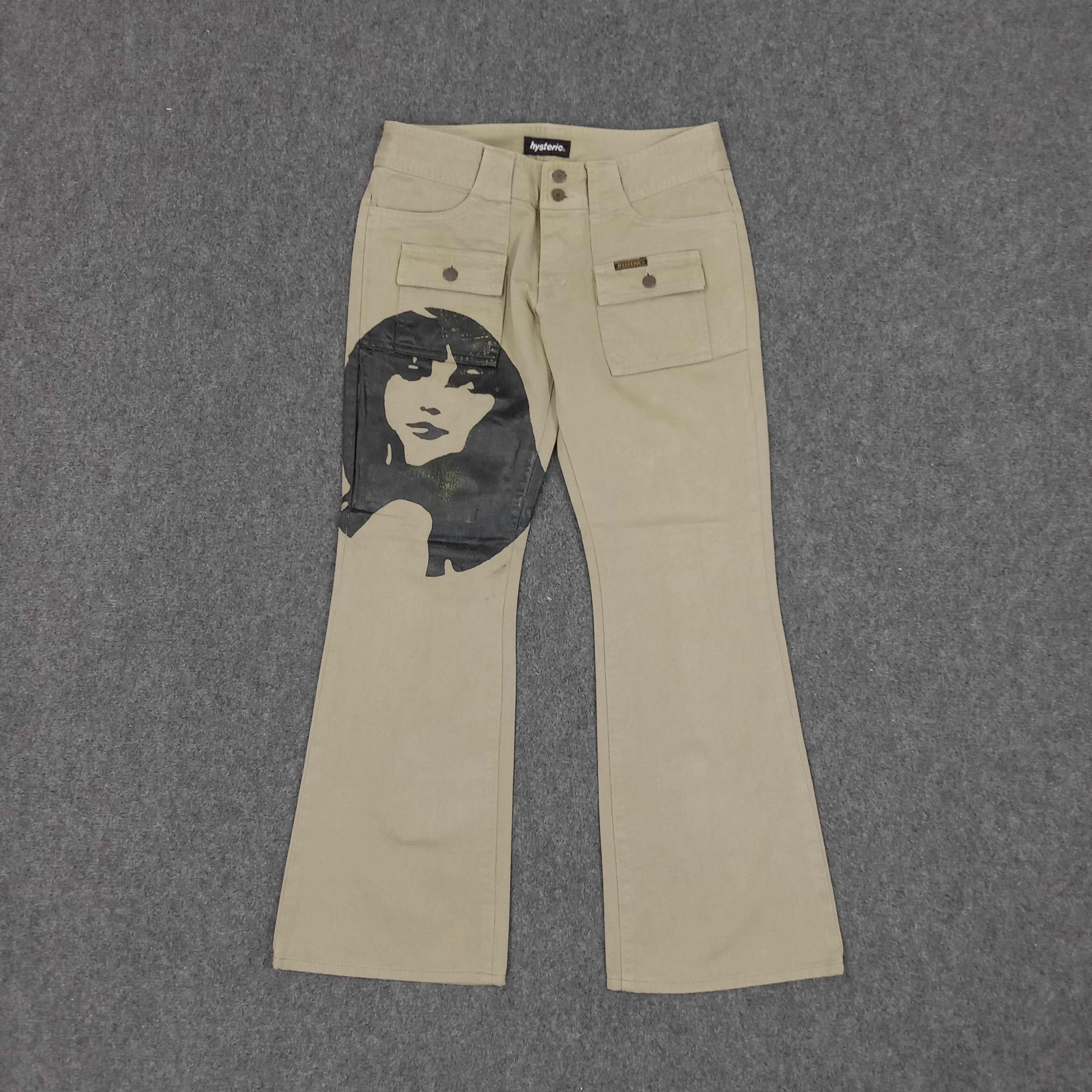 Hysteric Glamour × Japanese Brand × Vintage Hysteric Glamour Japanese Brand Bootcut Custom Cargo Pants Size 27" / US 4 / IT 40 - 1 Thumbnail