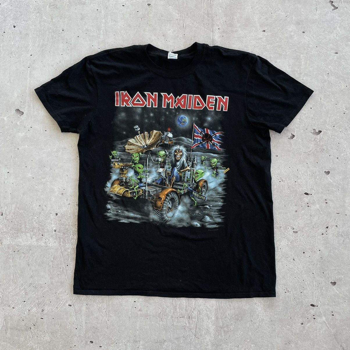 Iron Maiden × Vintage Vintage 00’s Iron Maiden t-shirt y2k Size US XL / EU 56 / 4 - 1 Thumbnail