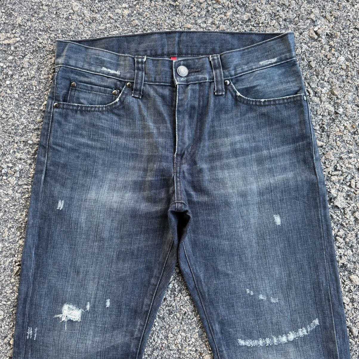 Japanese Brand VINTAGE JAPAN DENIM DARK BLUE JEAN DENIM PANTS Size US 32 / EU 48 - 2 Thumbnail