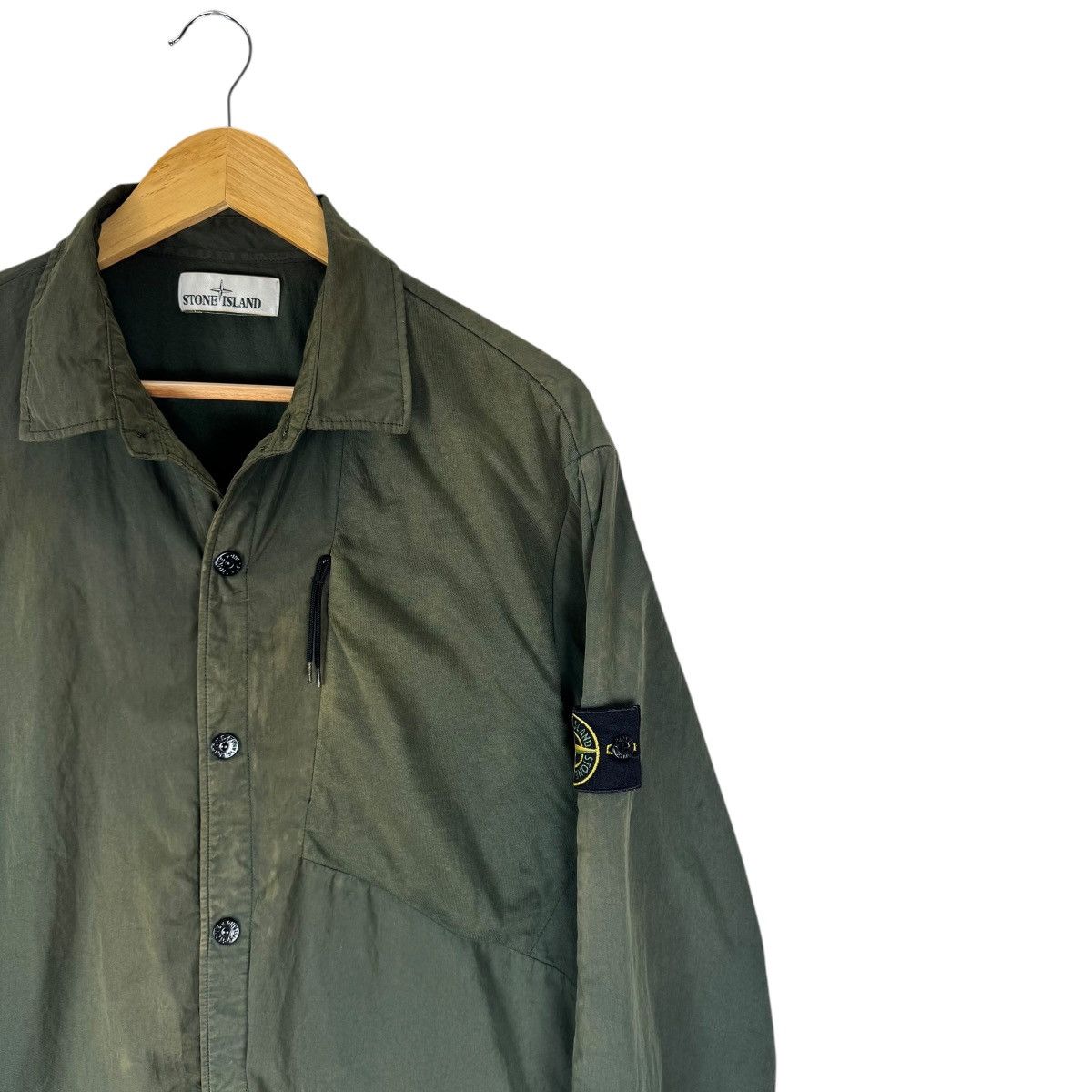 Stone Island 🔥STONE ISLAND SUN FADED SNAP BUTTON JACKET Size US XL / EU 56 / 4 - 4 Thumbnail