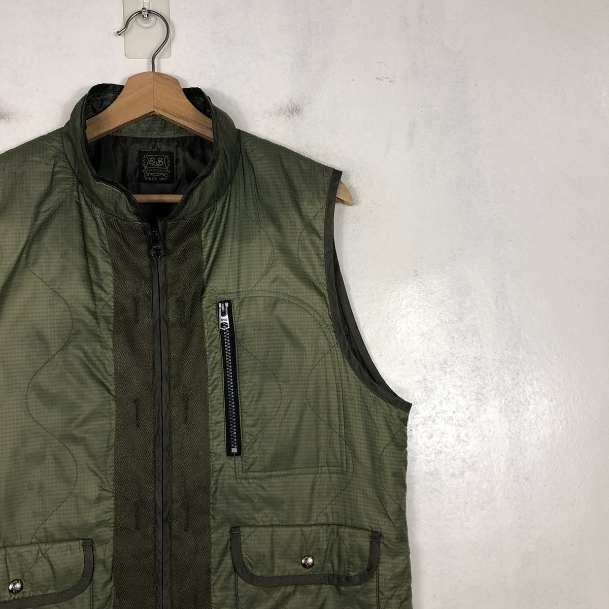 Edwin 📌VINTAGE LIGHT PUFFER VEST BIKER JACKET EDWIN Size US M / EU 48-50 / 2 - 8 Thumbnail
