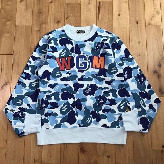 Bape BAPE Shark sweat shirt ABC camo Blue a bathing ape Size US S / EU 44-46 / 1 - 2 Thumbnail