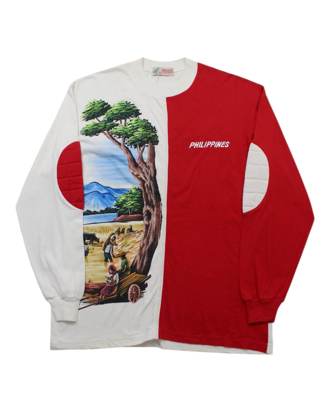 Vintage 1990S DIBUHO PHILIPPINE HAND-PAINTED SOUVENIR CREWNECK Size US L / EU 52-54 / 3 - 1 Thumbnail