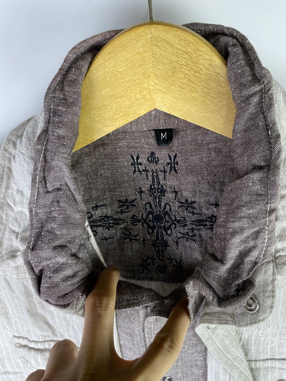 If Six Was Nine × Japanese Brand × Le Grande Bleu (L.G.B.) crazy gothic freakyaway double layer shirts japan Size US M / EU 48-50 / 2 - 4 Thumbnail