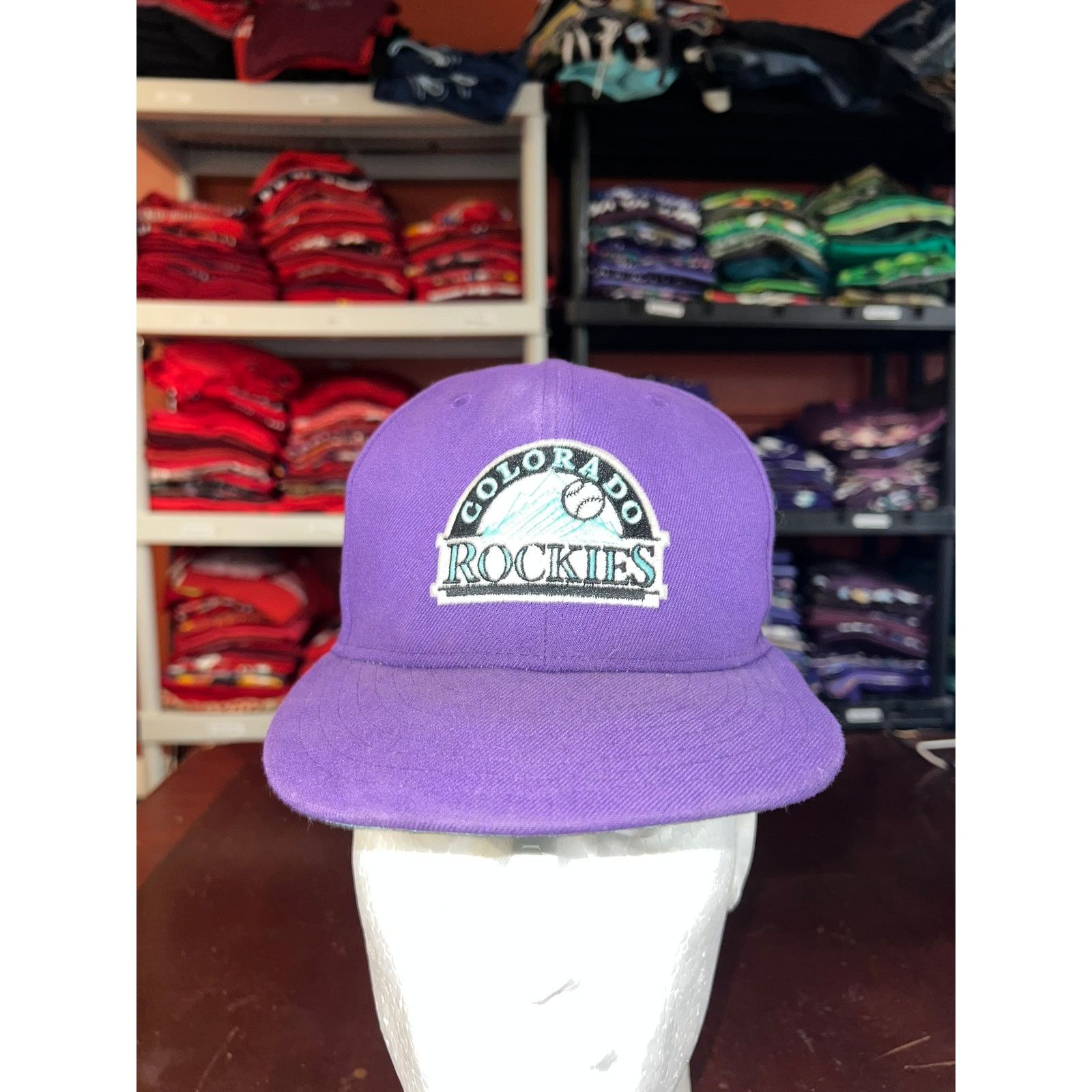 New Era Colorado Rockies Cooperstown Collection Hat Fitted 7 59/50 Size ONE SIZE - 1 Thumbnail