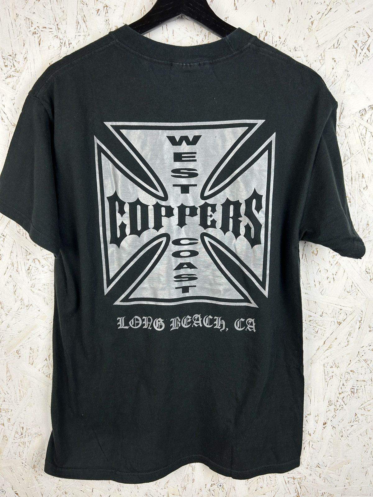 West Coast Choppers 90s Vintage West Coast Choppers Hanes T-Shirt Black M Size US M / EU 48-50 / 2 - 3 Thumbnail