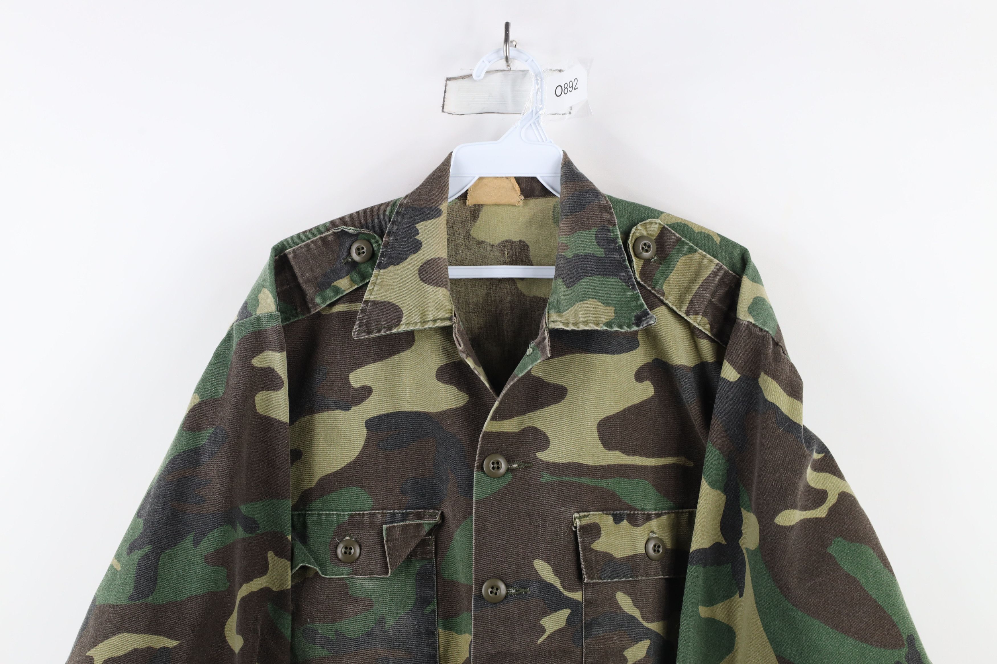 Vintage Vintage 70s Military Camouflage Combat Field Jacket Coat Size US L / EU 52-54 / 3 - 2 Thumbnail