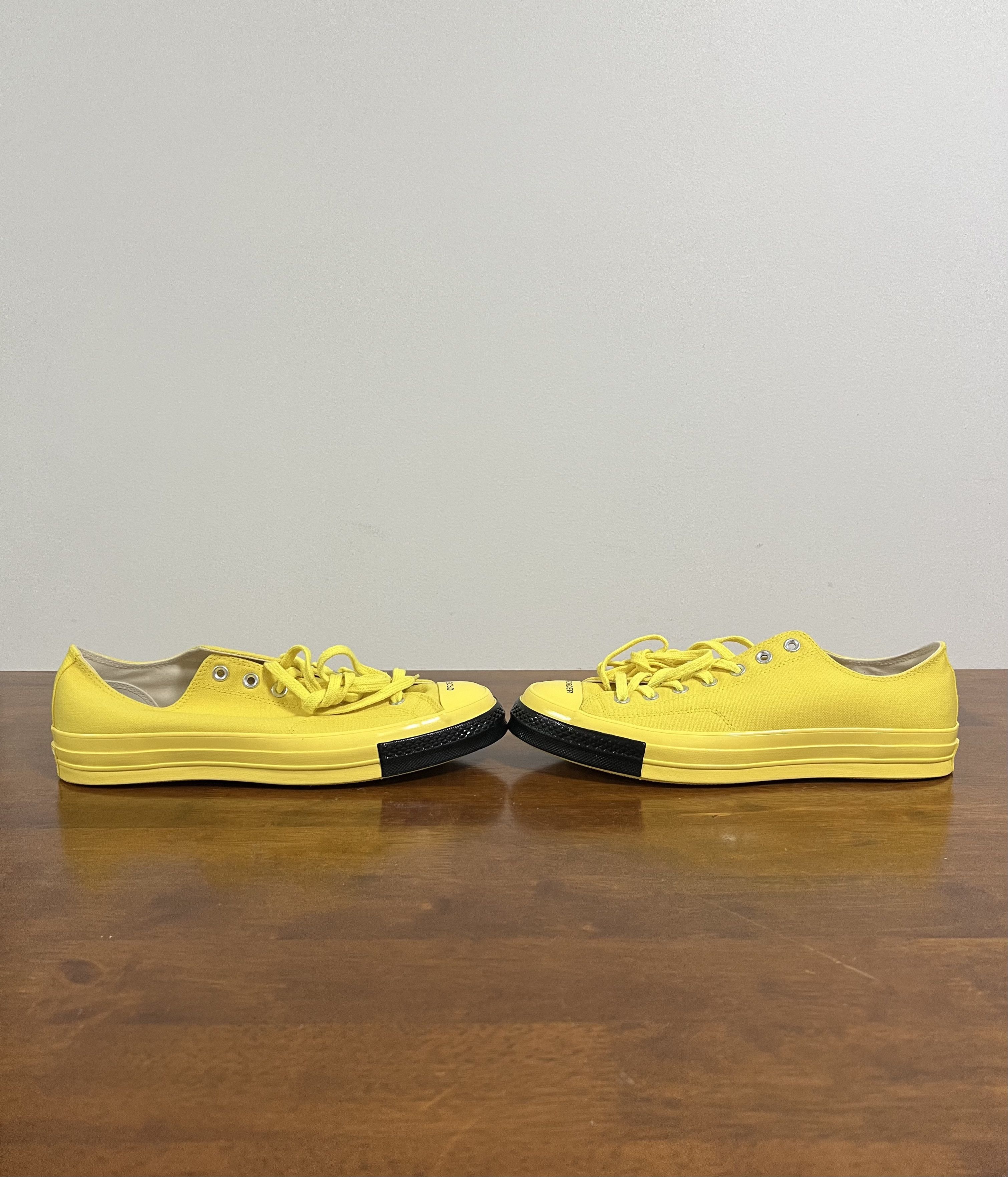 Converse × Undercover 💚 2018 Undercover x Converse Chuck 70 OX Buttercup Yellow Size US 12 / EU 45 - 5 Thumbnail