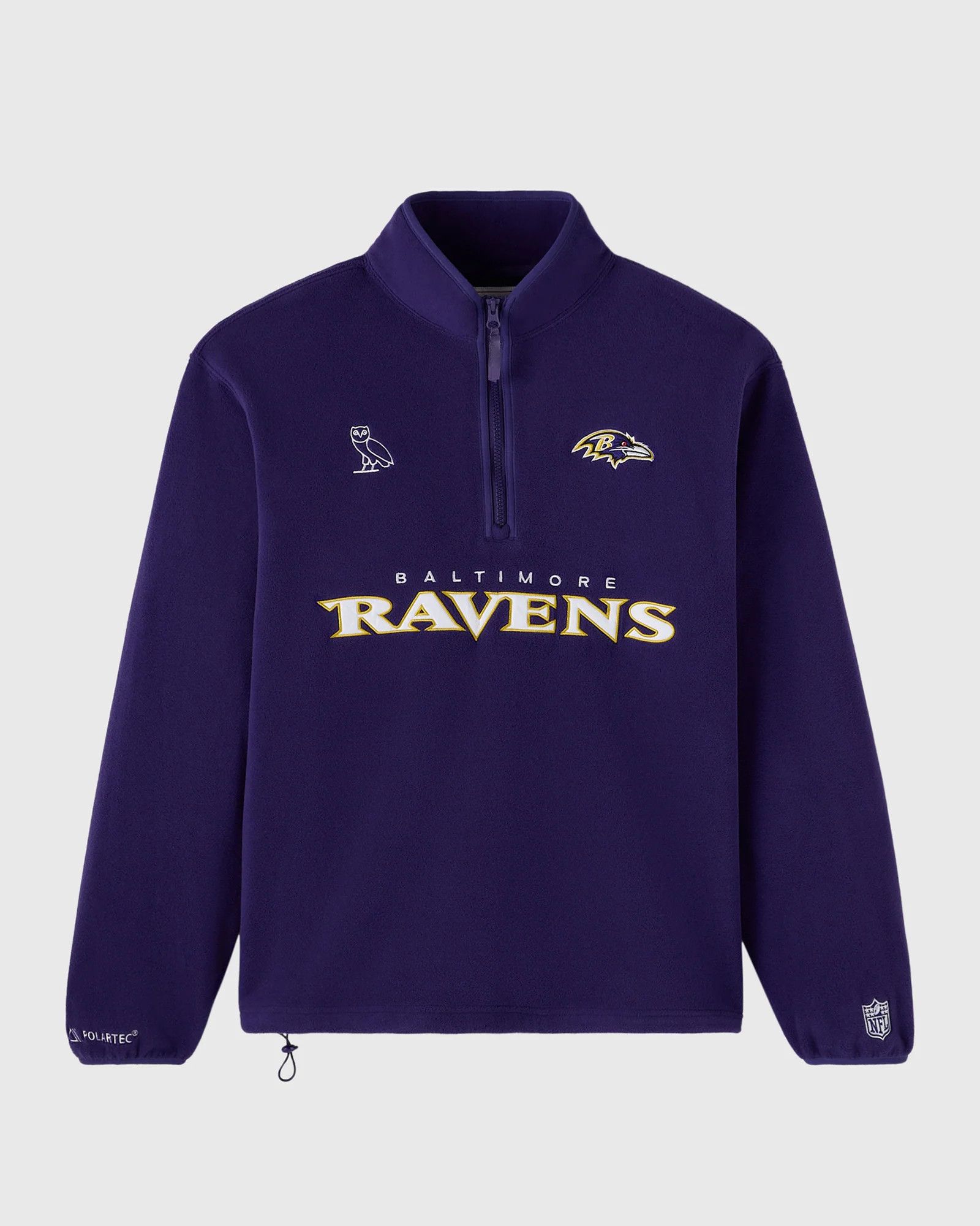 NFL OVO x NFL x Polartec RAVENS MOCK NECK QUARTER-ZIP FLEECE Size US L / EU 52-54 / 3 - 1 Thumbnail