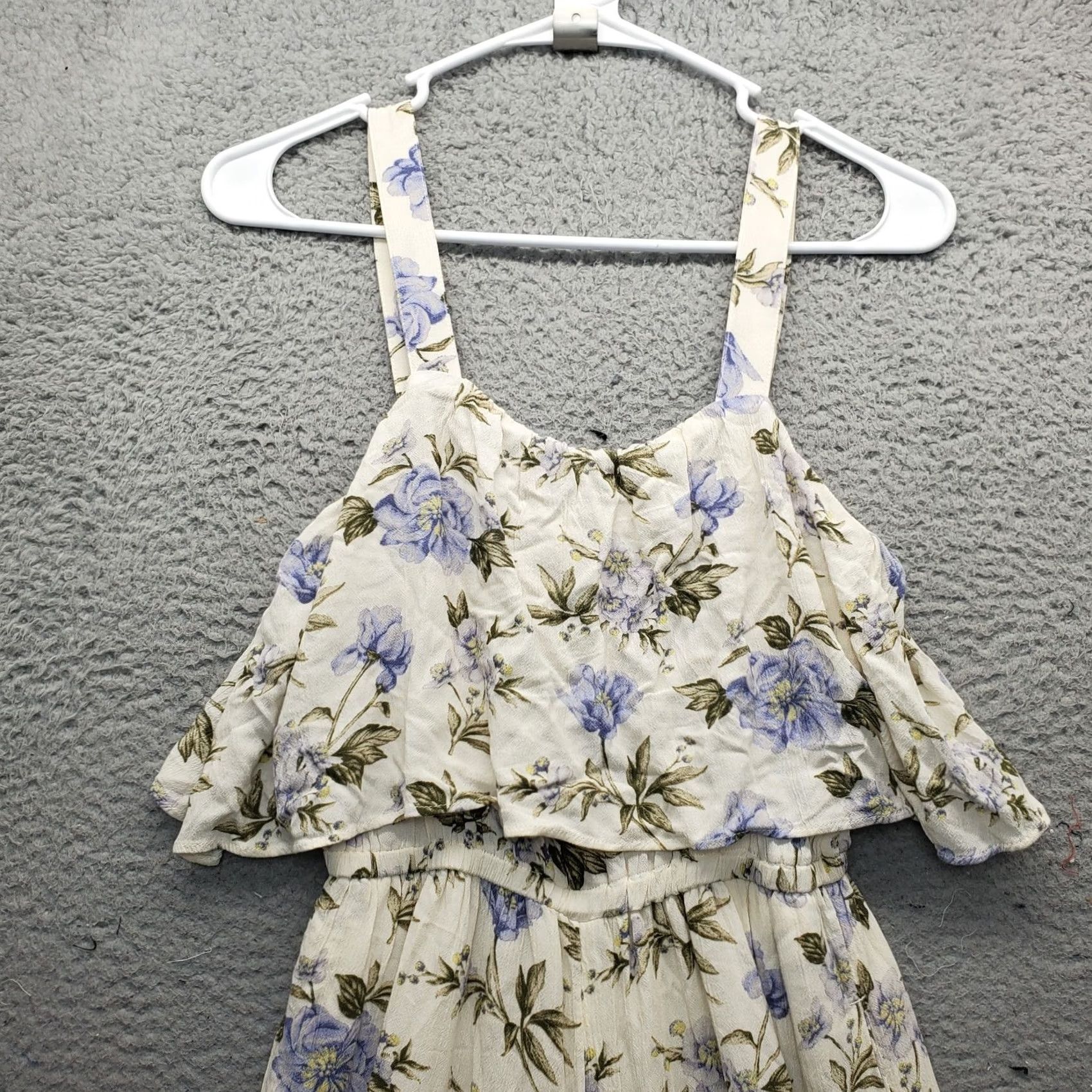 American Eagle Outfitters American Eagle Outfitters Jumpsuit Womens 2XS Floral Cinch Waist Wide Strap Multicolor Sleeveless Size 24" / US 00 / IT 34 - 5 Thumbnail