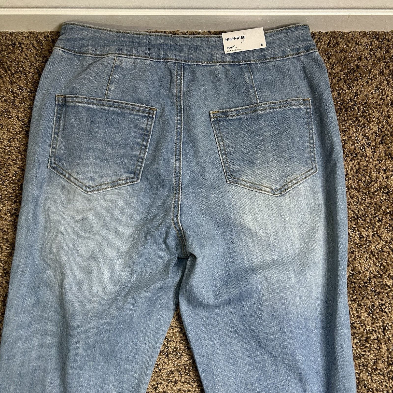 rue21 Rue21 Jeans sz 5 Junior Blue Flare Bell Bottom Stretch Y2K Size 25" / US 0 / IT 36 - 5 Thumbnail