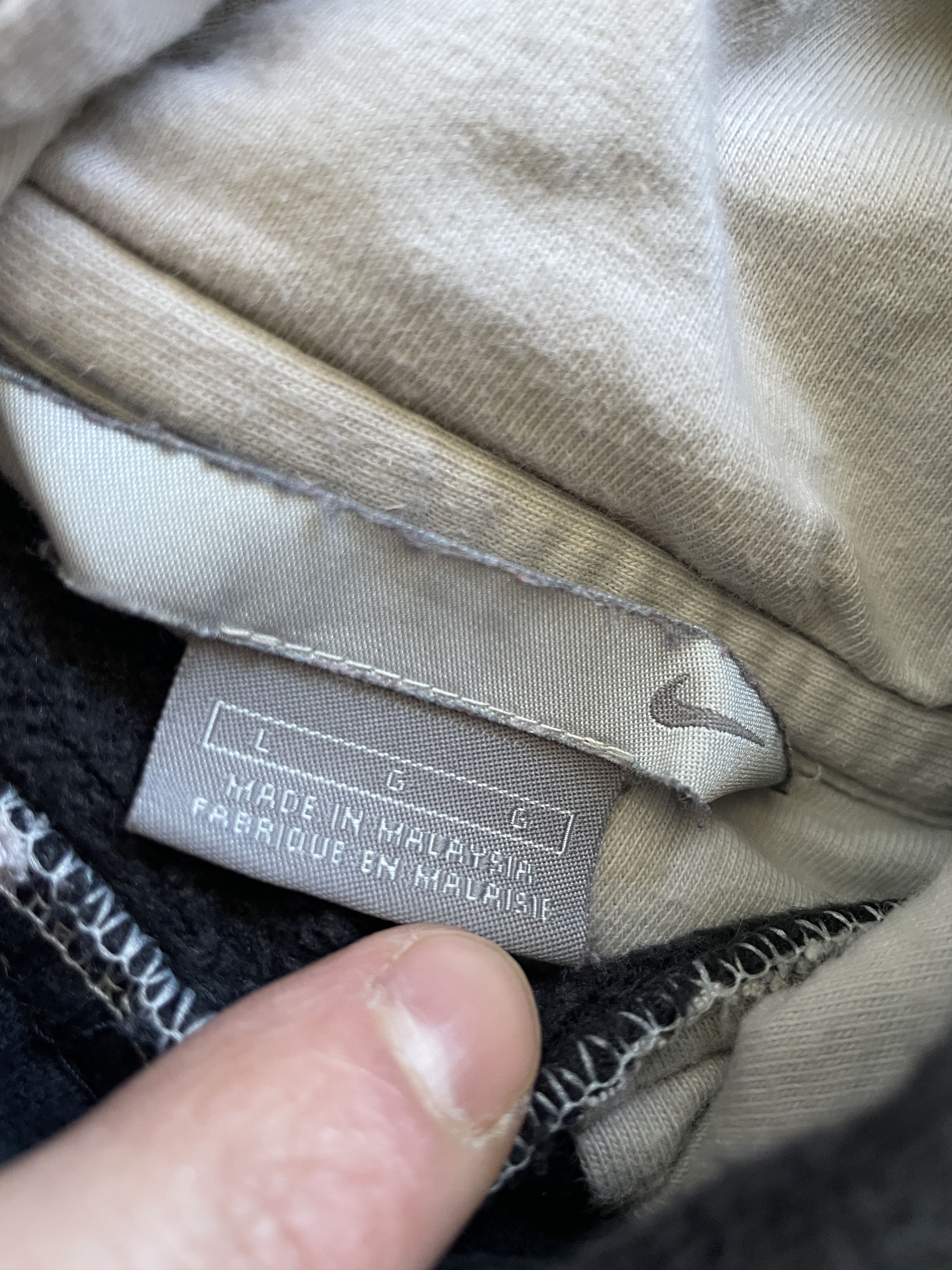 Nike Y2K NIKE SPELLOUT CENTER SWOOSH BLACK WASHED BOXY HOODIE Size US L / EU 52-54 / 3 - 2 Thumbnail