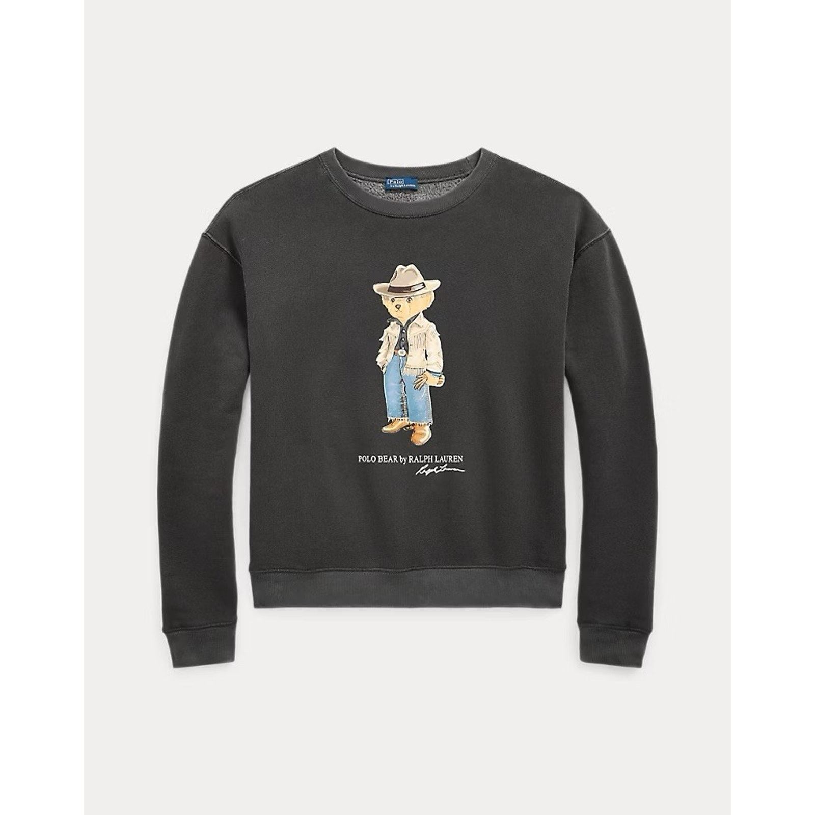 Polo Ralph Lauren NWT Ralph Lauren Women Polo Bear Fleece Sweatshirt Black Size US XL / EU 56 / 4 - 8 Thumbnail