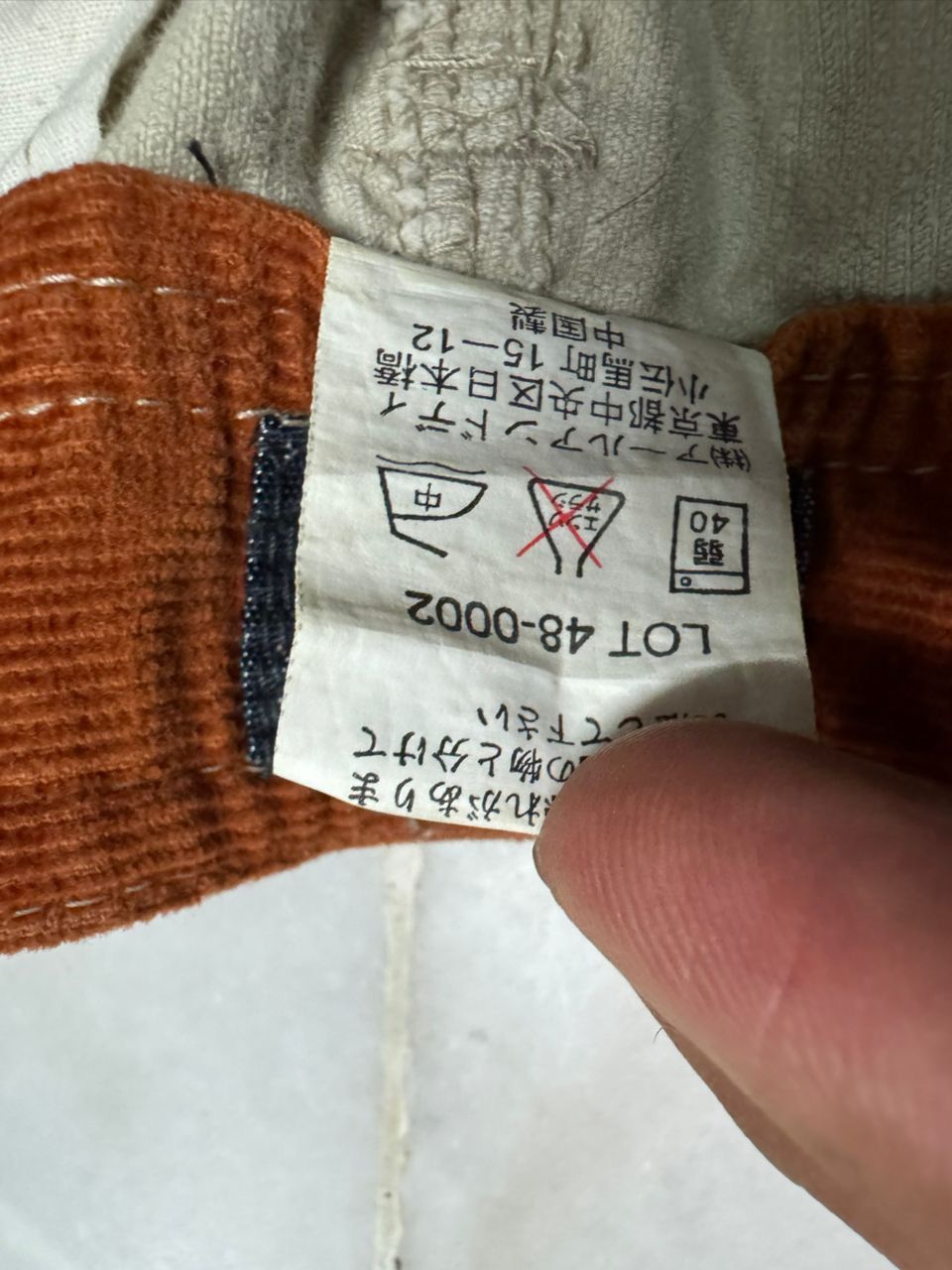 Oshkosh 💥90s Oshkosh Cordoroi Tactical Parachute Cargo Double Knee Size US 31 - 12 Thumbnail