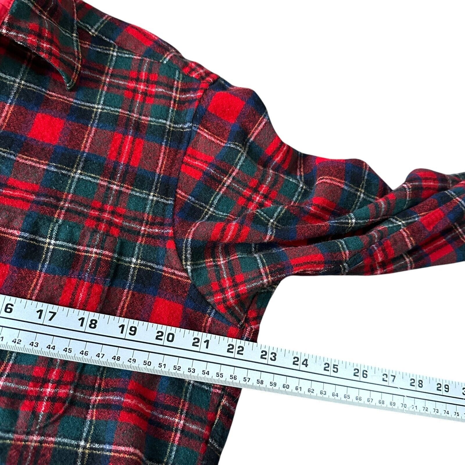 Pendleton Vintage Pendleton Flannel Shirt Mens Large Red Wool Christie Size US L / EU 52-54 / 3 - 8 Thumbnail