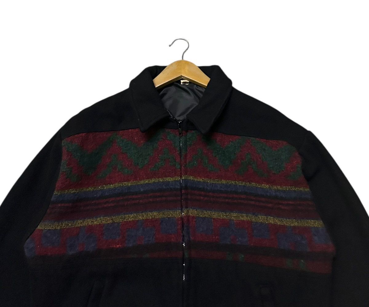 Vintage Vintage 80s Native wool bomber jacket Size US M / EU 48-50 / 2 - 3 Thumbnail