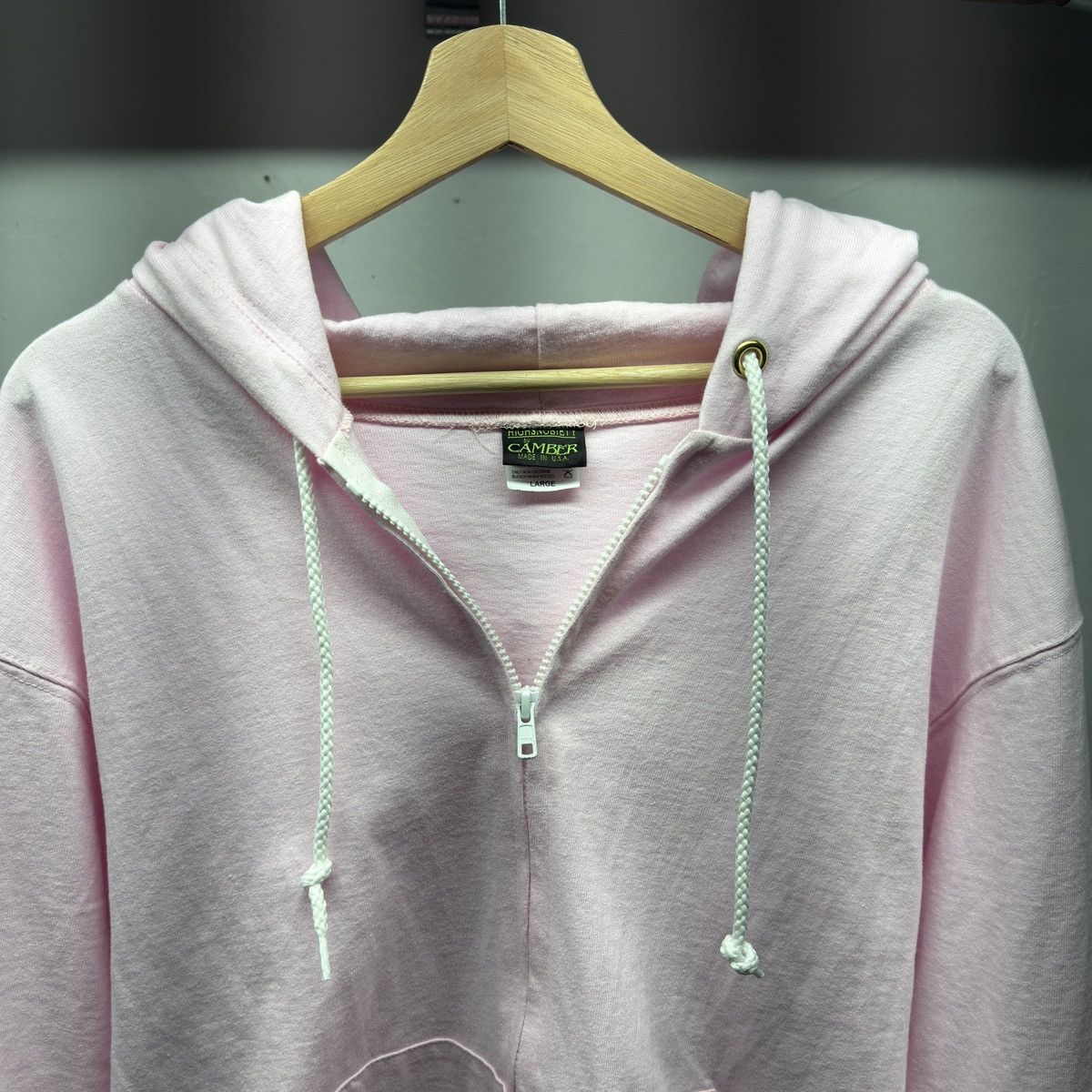 Camber Camber USA Highsnobiety 8oz Zip Up Hoodie Pink Size US L / EU 52-54 / 3 - 6 Thumbnail