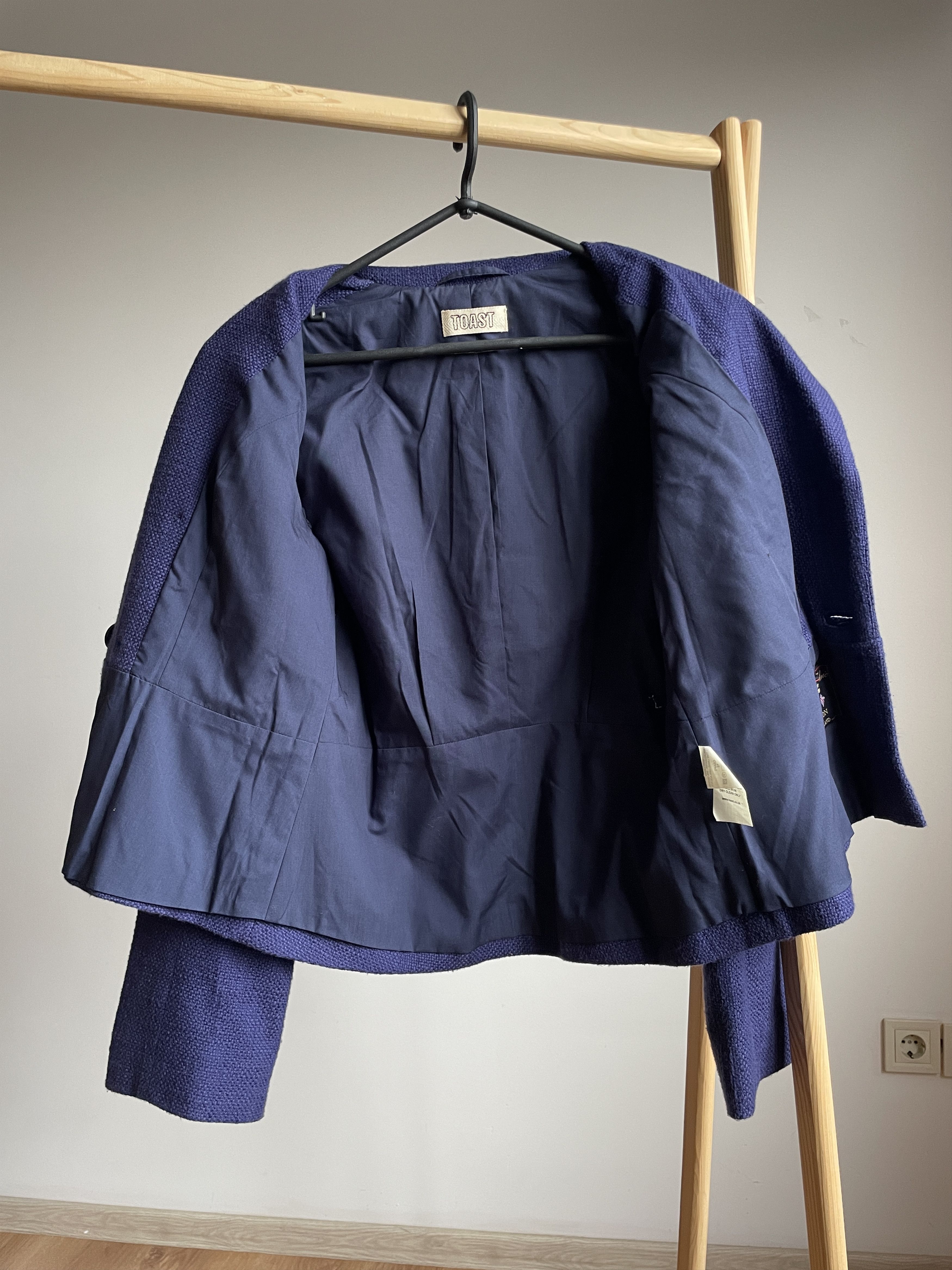 Other Toast Boucle Moon Tweed Womens Double Breasted Jacket Size M / US 6-8 / IT 42-44 - 5 Thumbnail