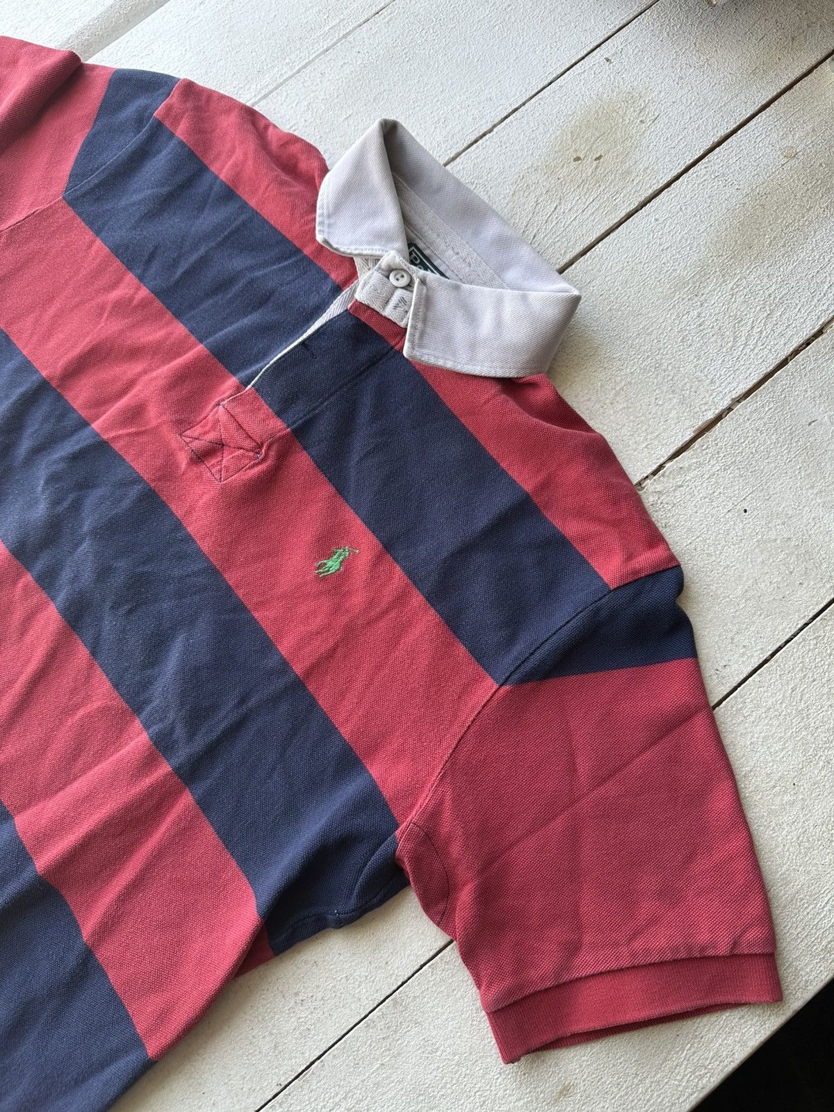 Ralph Lauren 🚨 RALPH LAUREN POLO STRIPED WITH PONY LOGO Y2K LUXURY Size US M / EU 48-50 / 2 - 2 Thumbnail