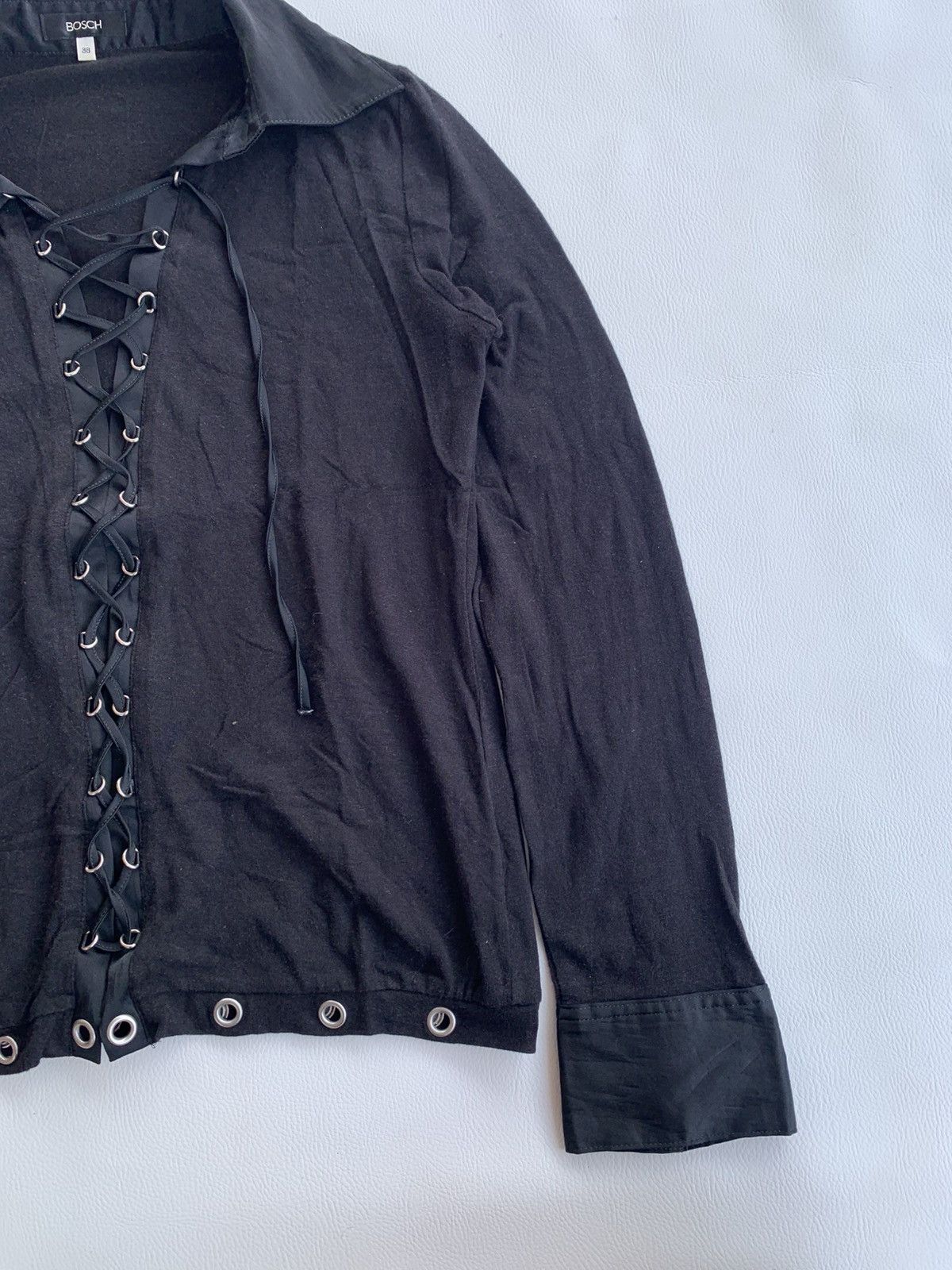 14th Addiction × Japanese Brand × Le Grande Bleu (L.G.B.) Bosch Rock Style Bondage Studded Ring Rope Long Sleeve Size M / US 6-8 / IT 42-44 - 5 Thumbnail