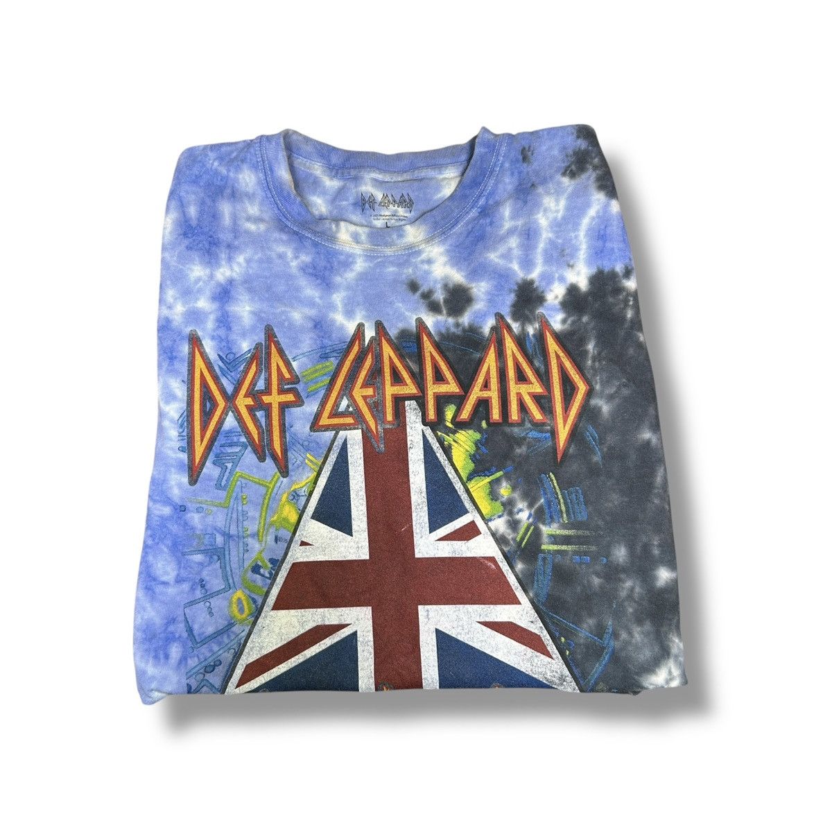 Def Leppard Def Leppard Hysteria Tie Dye Tshirt Size Large - "Wilburn" Size US L / EU 52-54 / 3 - 1 Thumbnail