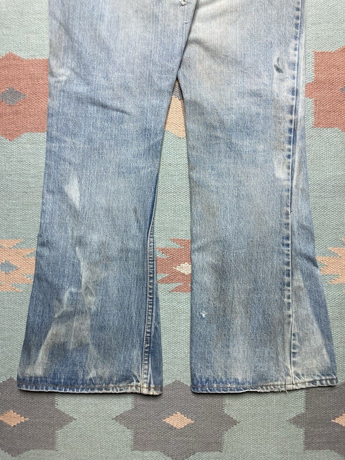 Levi's × Vintage 70s Levi’s 646 0217 jeans bell bottom faded distressed 31x30 Size US 31 - 9 Thumbnail