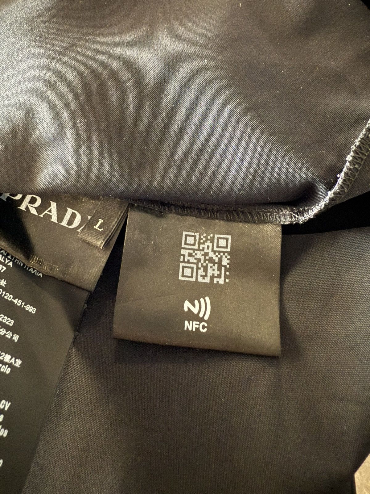 Prada PRADA MEN’S TECH JERSEY MOCK-NECK SWEATER SIZE L Size US L / EU 52-54 / 3 - 7 Thumbnail