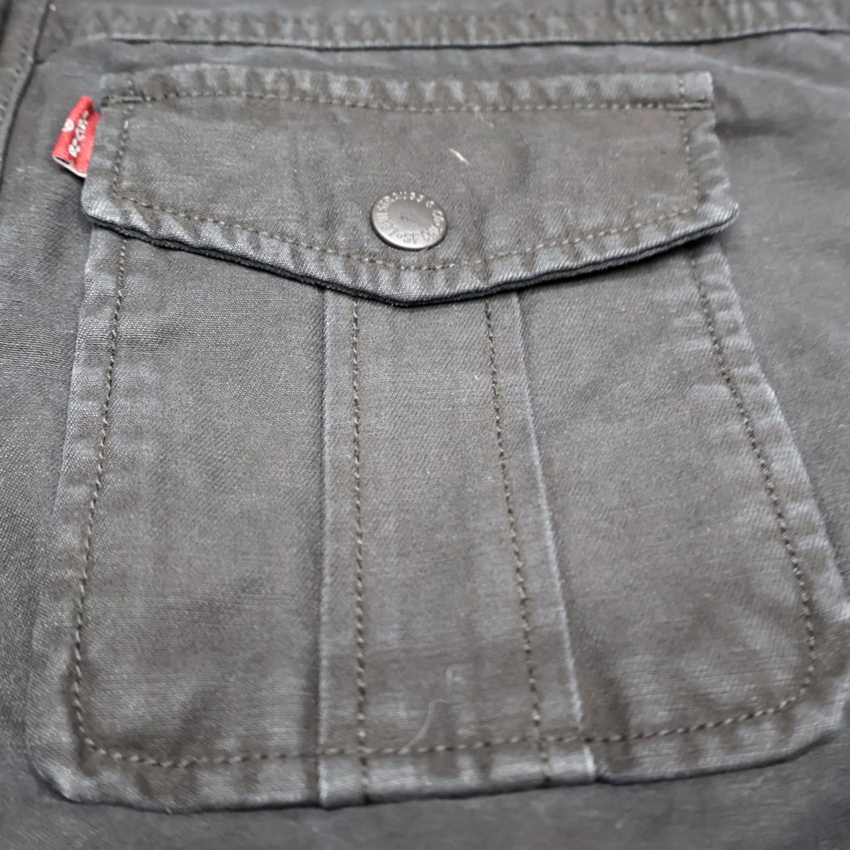 Vintage VINTAGE Levi's Jacket Mens M Black Canvas Rugged Quilt Lined Utility Field Casual Size US M / EU 48-50 / 2 - 4 Thumbnail