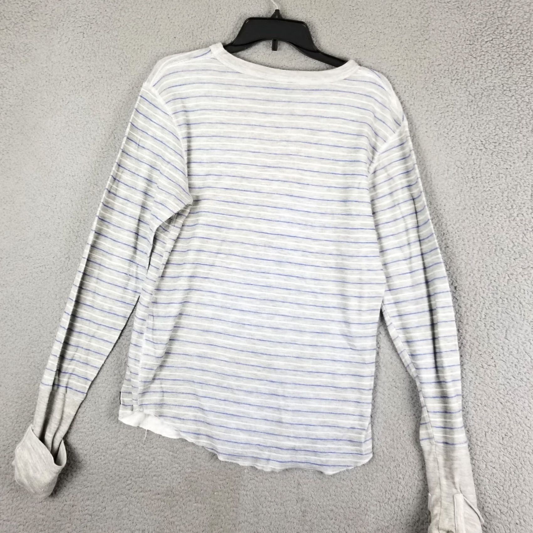 Nike Nike Sweater Shirt Woman L Striped Raglan Zip Crew Neck Lightweight Knit Cotton Blend Full Zip Pockets Logo 2020s (Nike PR) Mens Womens Girls Size L / US 10 / IT 46 - 7 Thumbnail