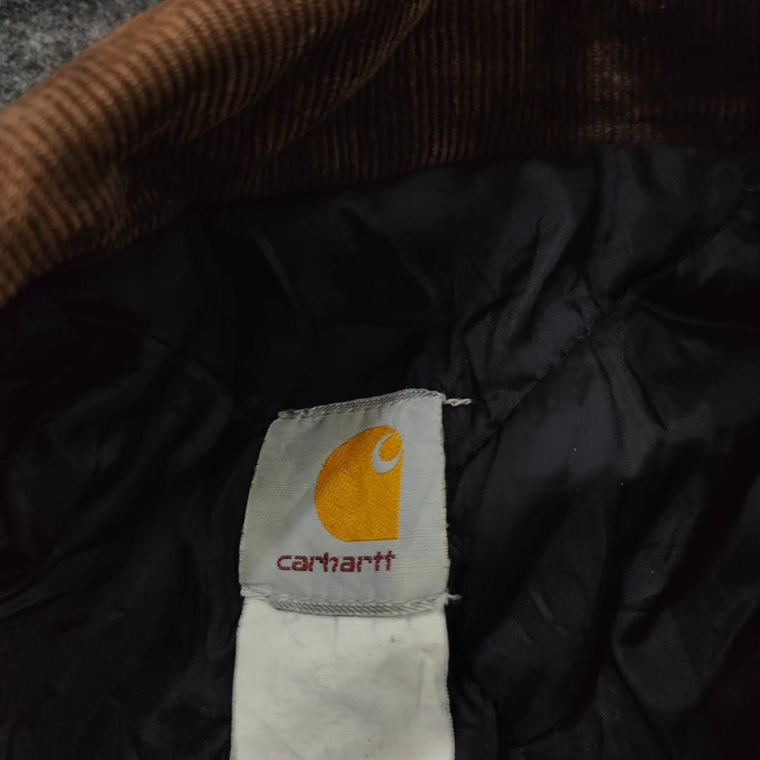 Carhartt × Vintage 90's Carhartt J01 BLK Arctic Denim Jacket Size US L / EU 52-54 / 3 - 9 Thumbnail
