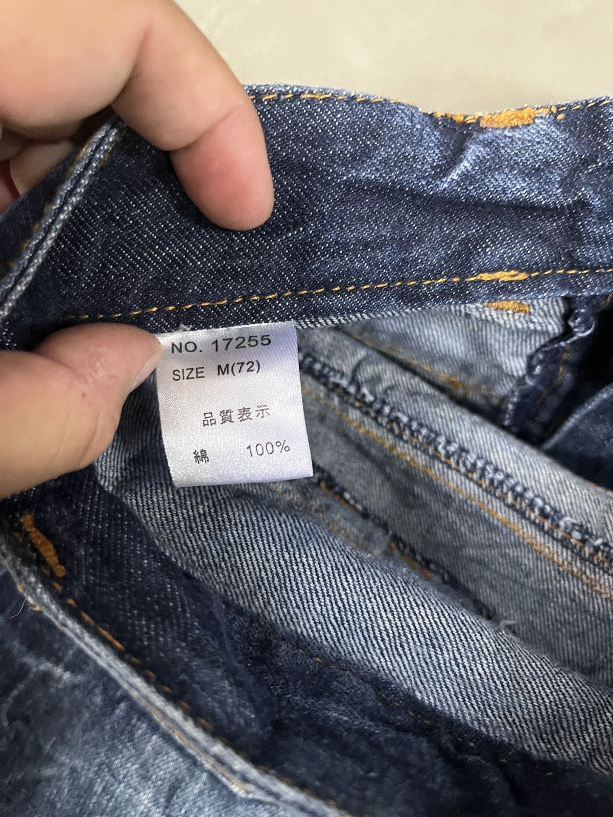 If Six Was Nine 2000s Nylaus Karakuri Double Waist Washed Denim Jeans Faded Size US 30 / EU 46 - 19 Thumbnail