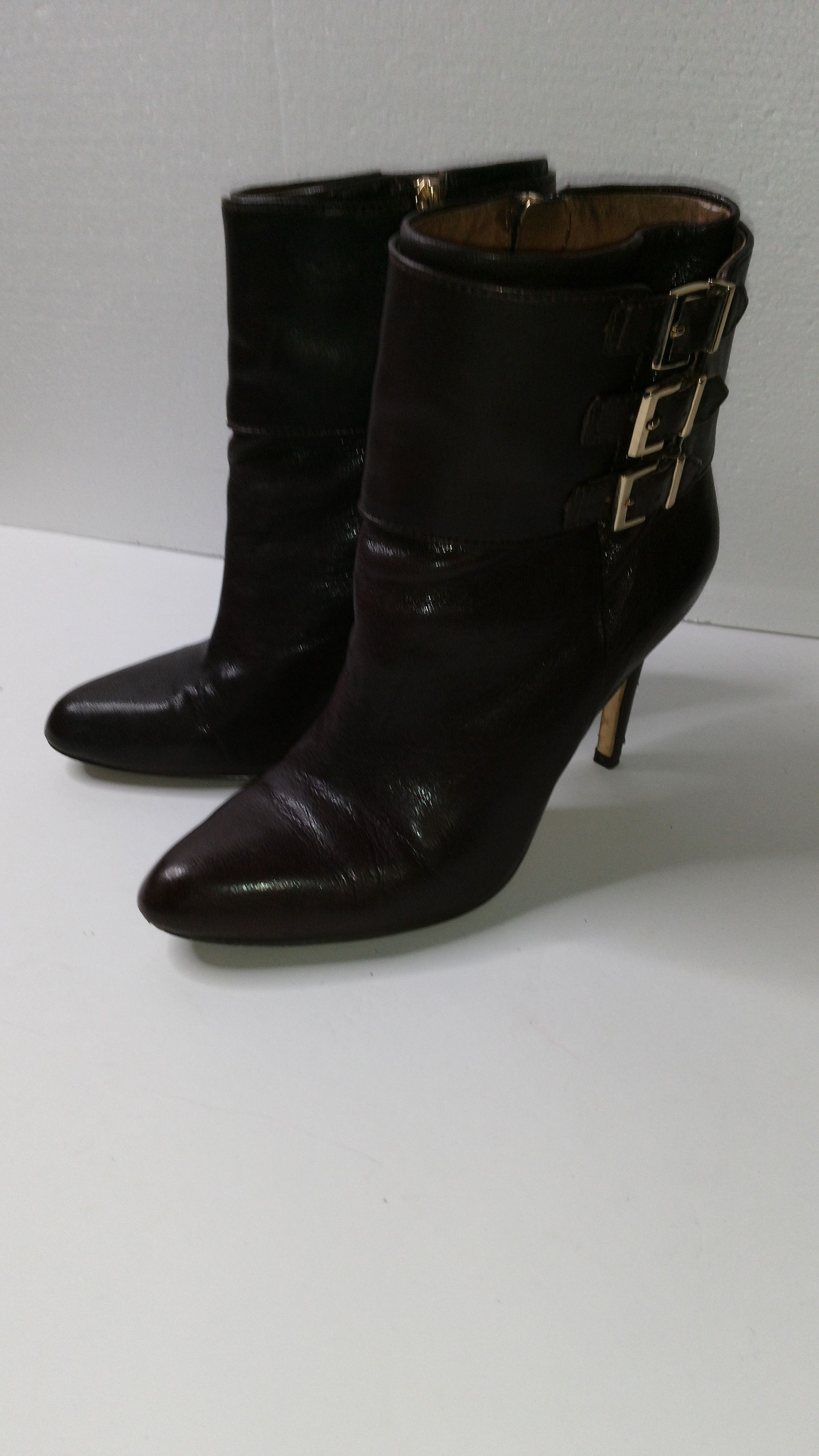 Other Louise Et Cie Sirena Buckle Cuff High Heel Bootie Size US 7.5 / IT 37.5 - 2 Thumbnail