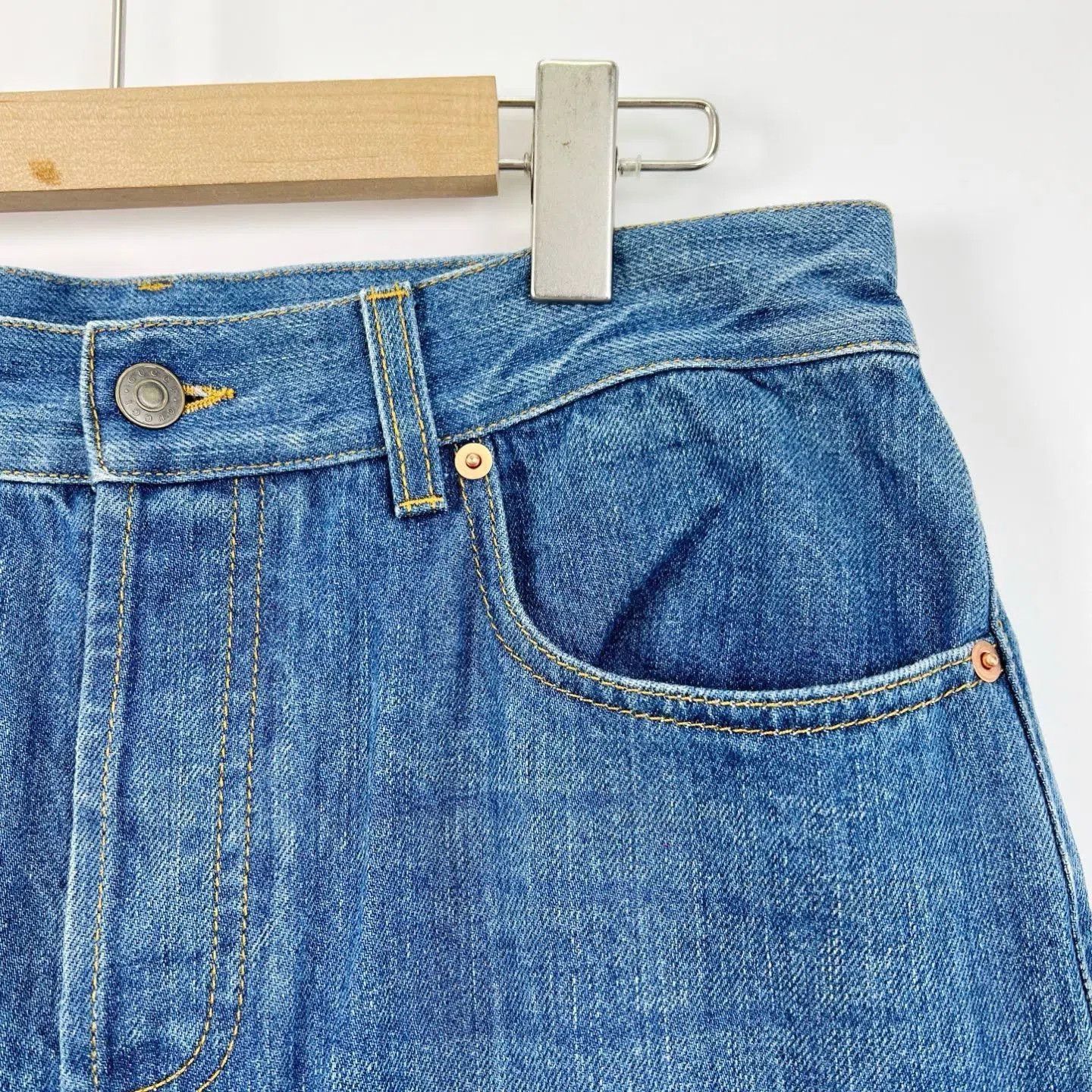 Gucci Gucci x Disney Blue Straight Wide-Leg Jeans. Size 28" / US 6 / IT 42 - 4 Thumbnail