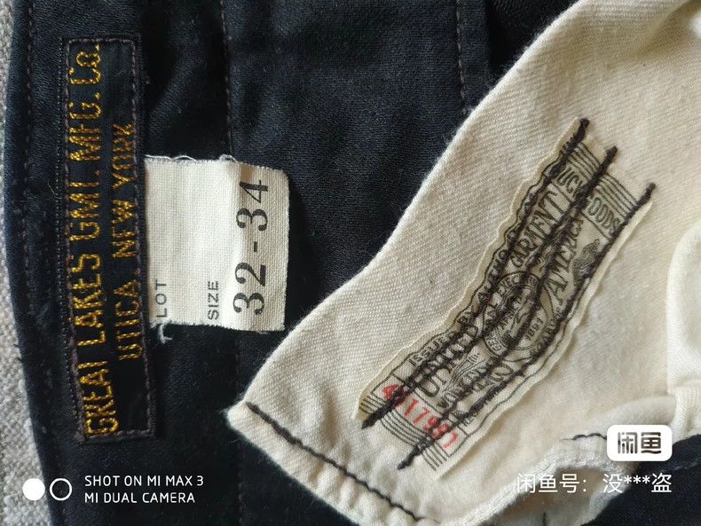 Freewheelers Freewheelers Knee-pony pants, blue and black Size US 32 / EU 48 - 4 Thumbnail