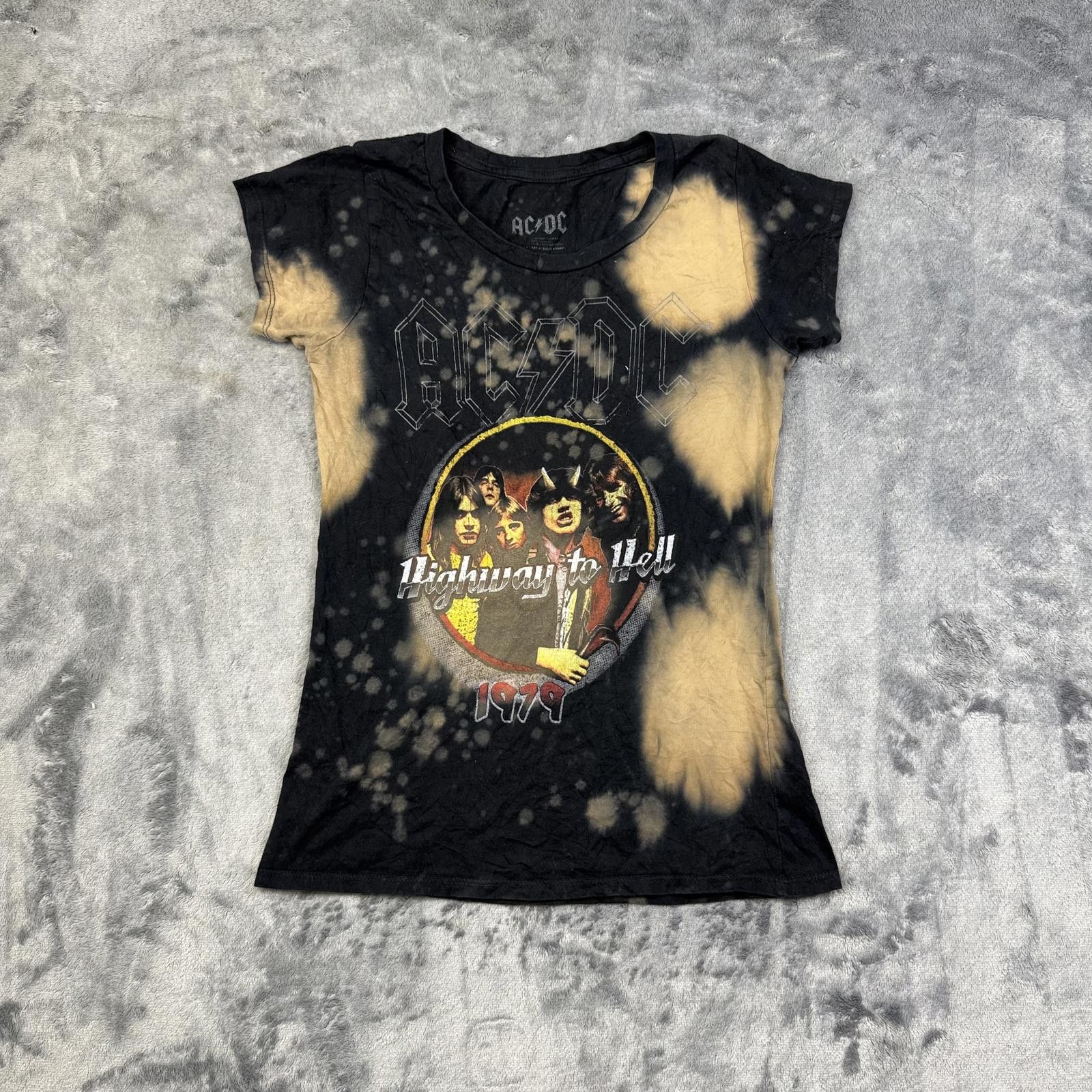 AC/DC Vintage Style AC/DC Rock Band T-Shirt Size US XS / EU 42 / 0 - 1 Thumbnail