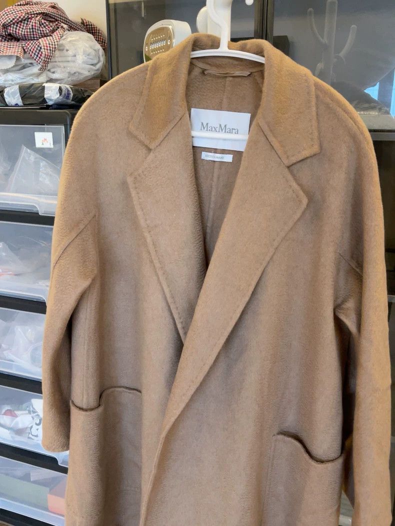 Max Mara Max Mara Fall/Winter Khaki Ludmilla Coat Size M / US 6-8 / IT 42-44 - 2 Thumbnail