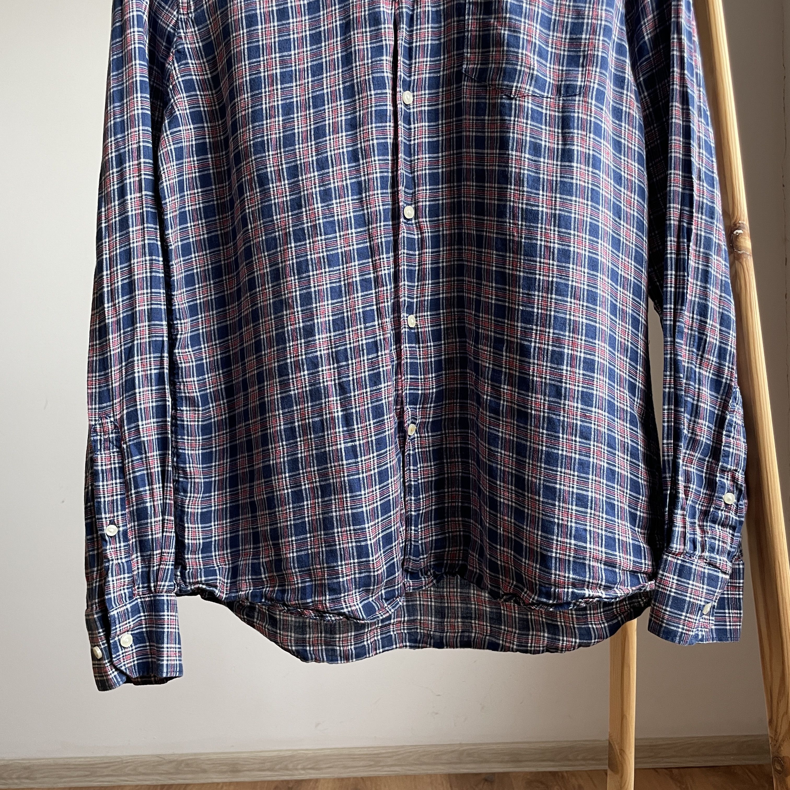 Barbour Barbour Linen Check Felix Shirt Size EUR/UK M/ US S Size US S / EU 44-46 / 1 - 4 Thumbnail