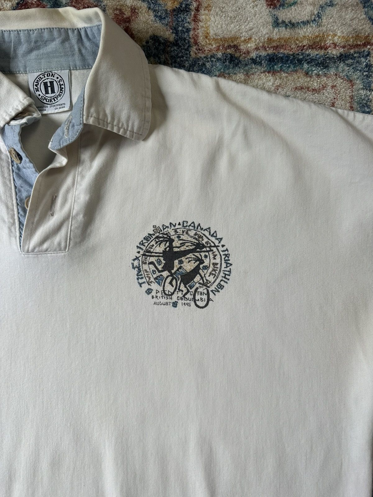 Vintage Vintage Penticton Ironman Triathlon Henley Shirt Large Size US L / EU 52-54 / 3 - 5 Thumbnail