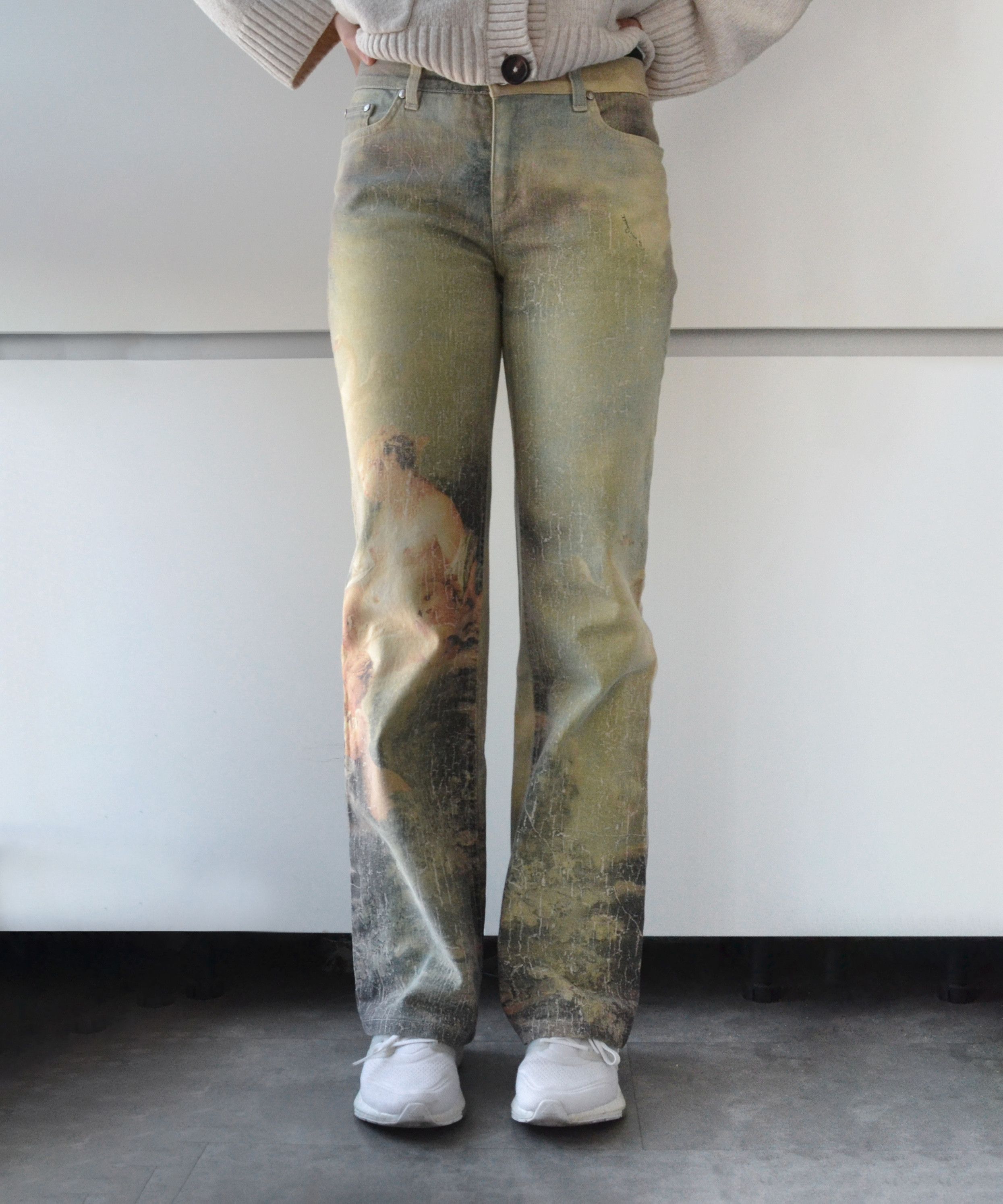 Roberto Cavalli Roberto Cavalli Jeans Pants Wild Leda Print Vintage Denim Size US 30 / EU 46 - 8 Thumbnail