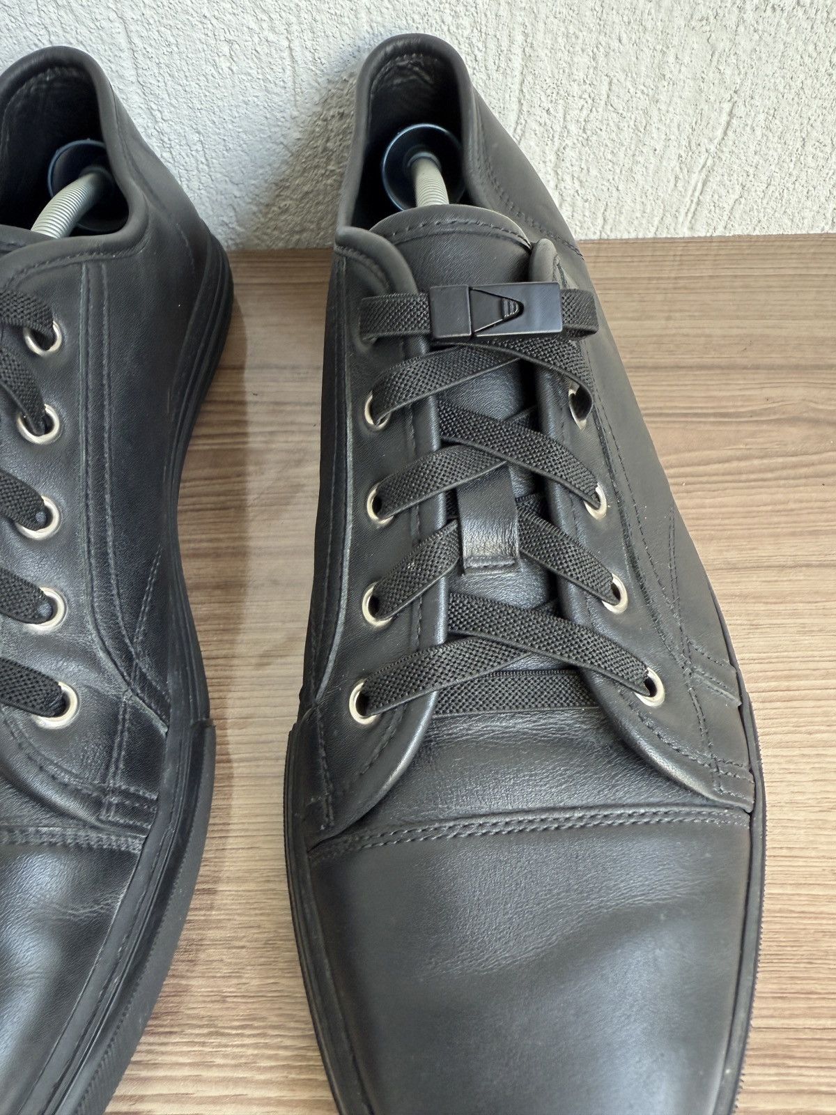Gucci Lace up leather sneakers Size US 10 / EU 43 - 6 Thumbnail