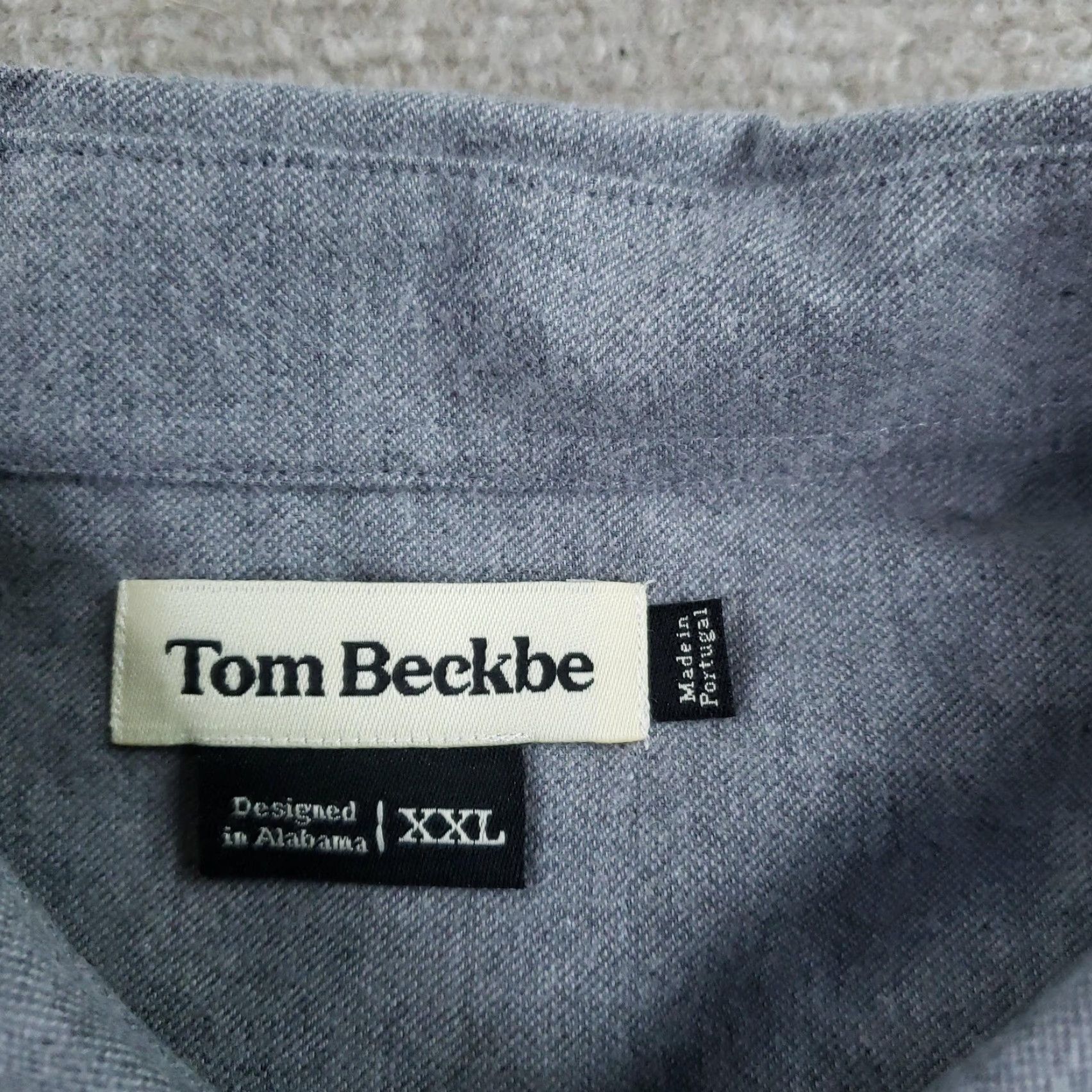 Vintage Tom Beckbe Shirt Mens 2XL Gray Twill Button Down Long Sleeve Outdoor Work Shirt Mens 2XL Gray Twill Button Down Long Sleeve Hunting Outdoor Shirt Size US XXL / EU 58 / 5 - 5 Thumbnail