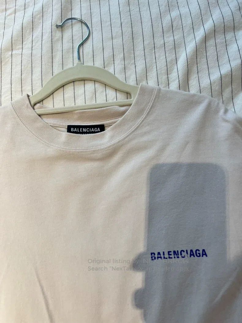 Balenciaga Balenciaga Front and back lettering short-sleeve Size US S / EU 44-46 / 1 - 3 Thumbnail