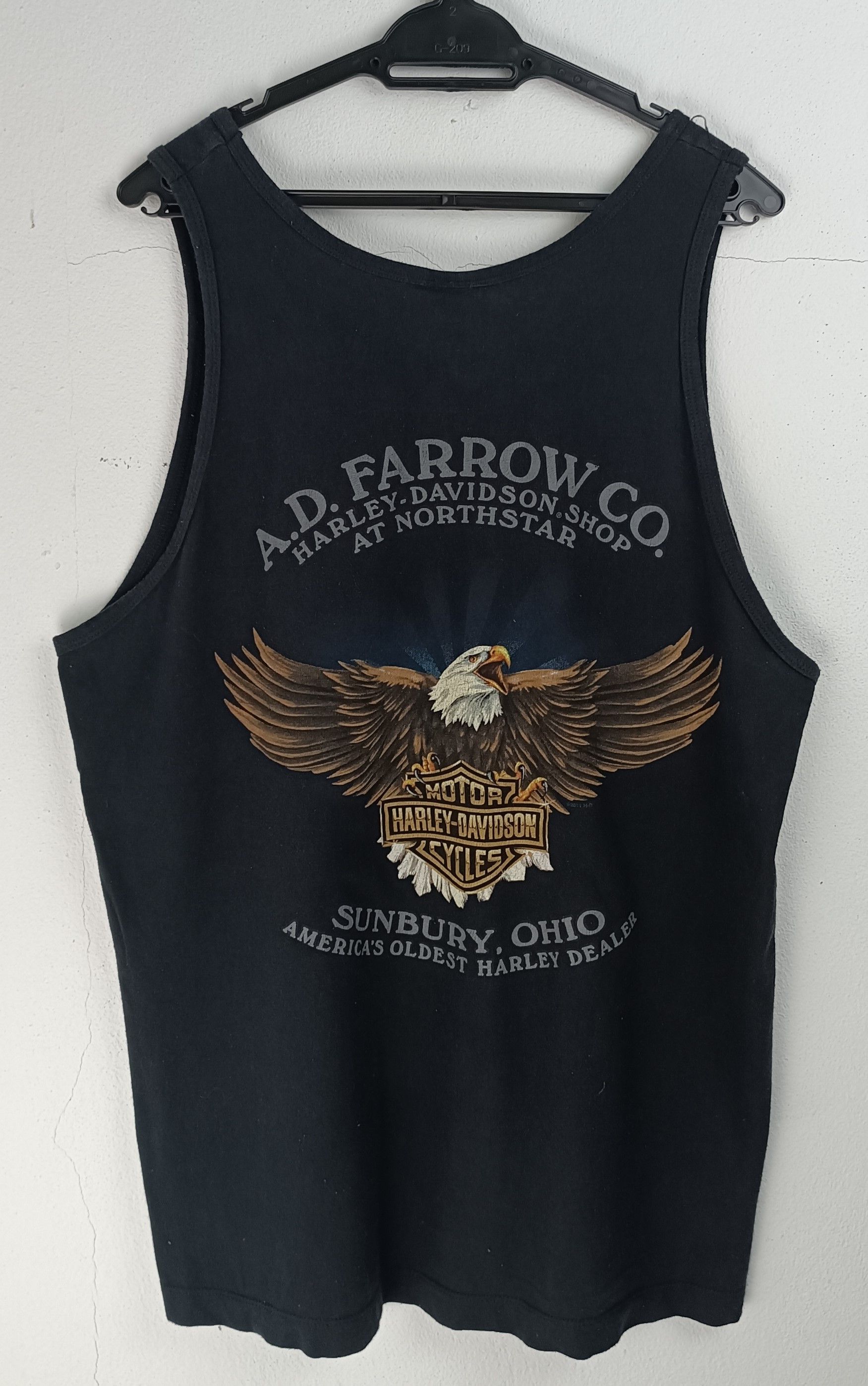 Harley Davidson VINTAGE '11 HARLEY DAVIDSON CLASSIC EAGLE AMERICAN CHOPPER Size US L / EU 52-54 / 3 - 3 Thumbnail