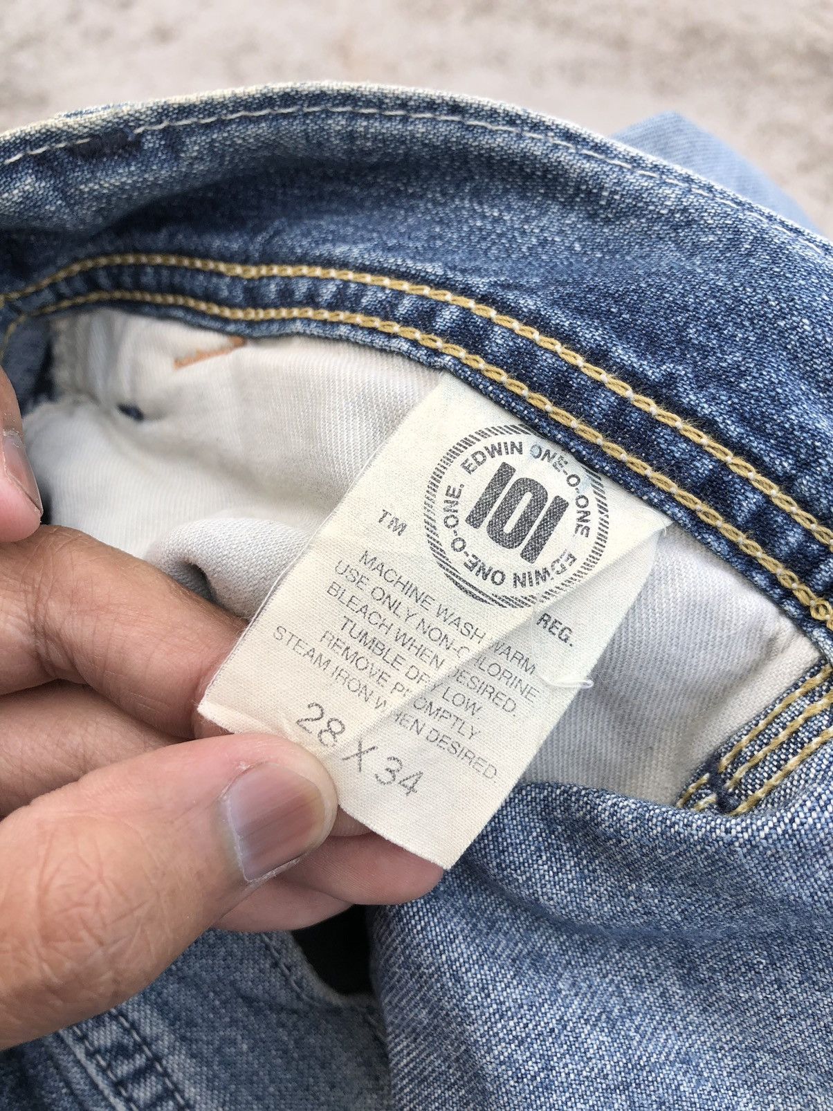 Edwin WIDE LEG VINTAGE EDWIN 101 CARPENTER DENIM Size US 28 / EU 44 - 8 Thumbnail
