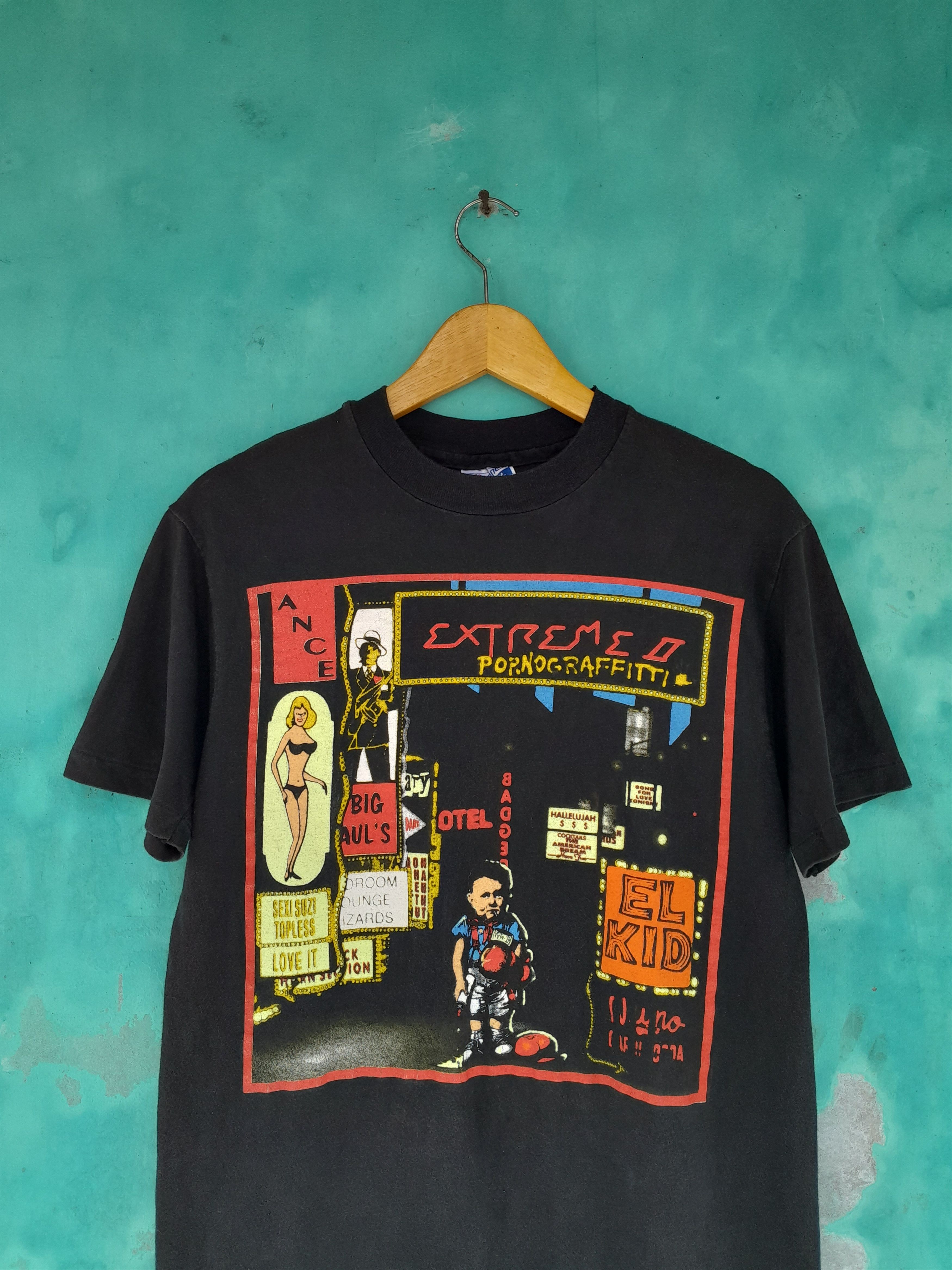 Band Tees Vintage 90s Extreme band Pornograffitti album t-shirt Size US M / EU 48-50 / 2 - 5 Thumbnail