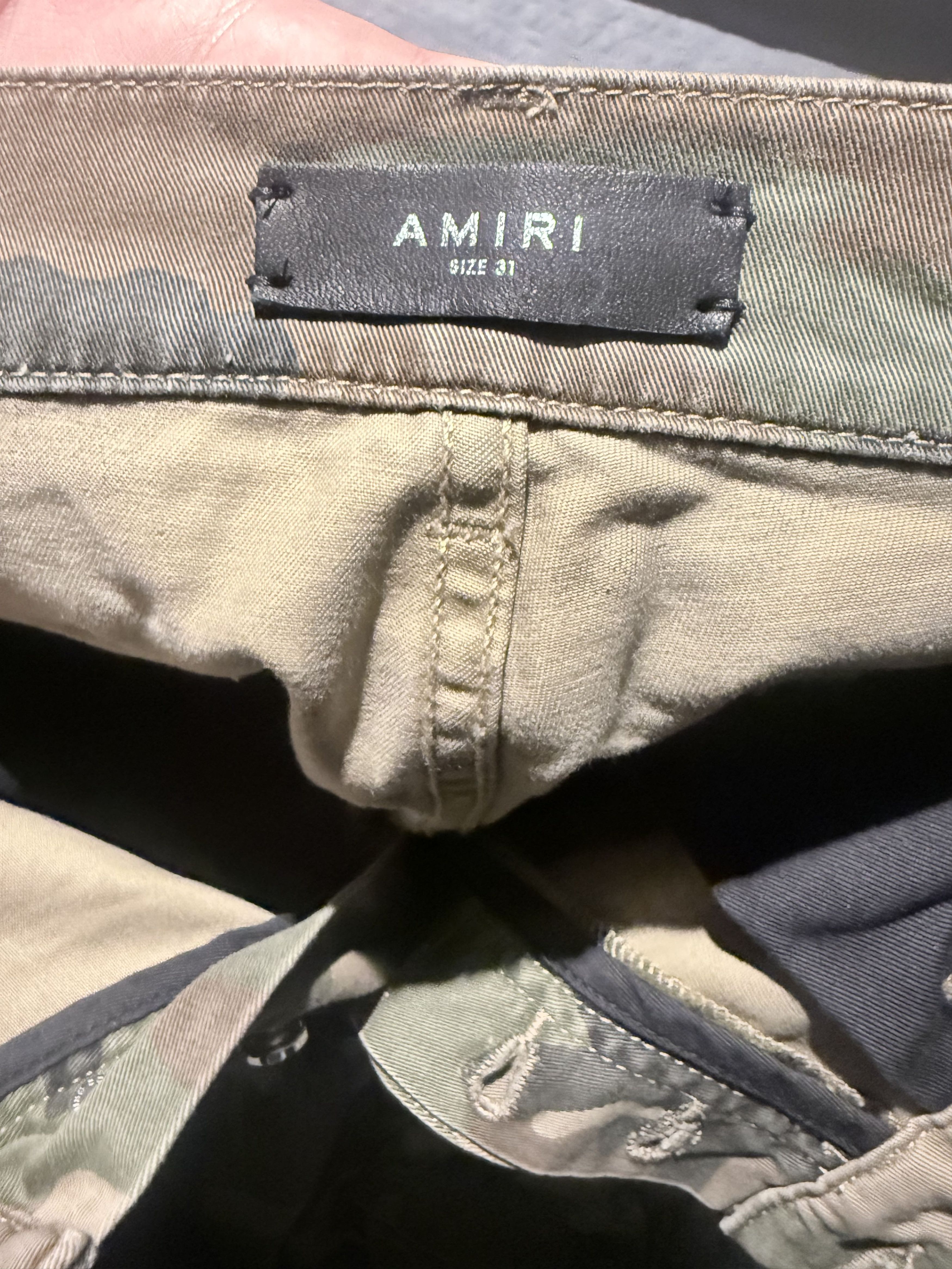 Amiri AMIRI Camo Cargo Pants – Size 31 – Multi Pocket Military Size US 31 - 4 Thumbnail