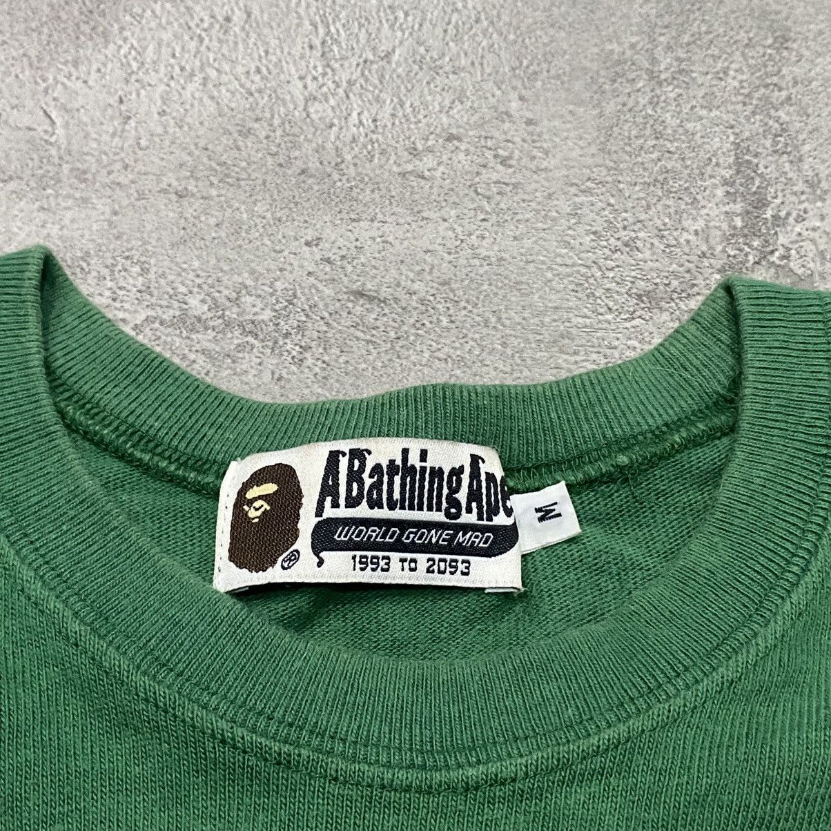 Bape Bape Green Baseball Tshirt Size US M / EU 48-50 / 2 - 2 Thumbnail