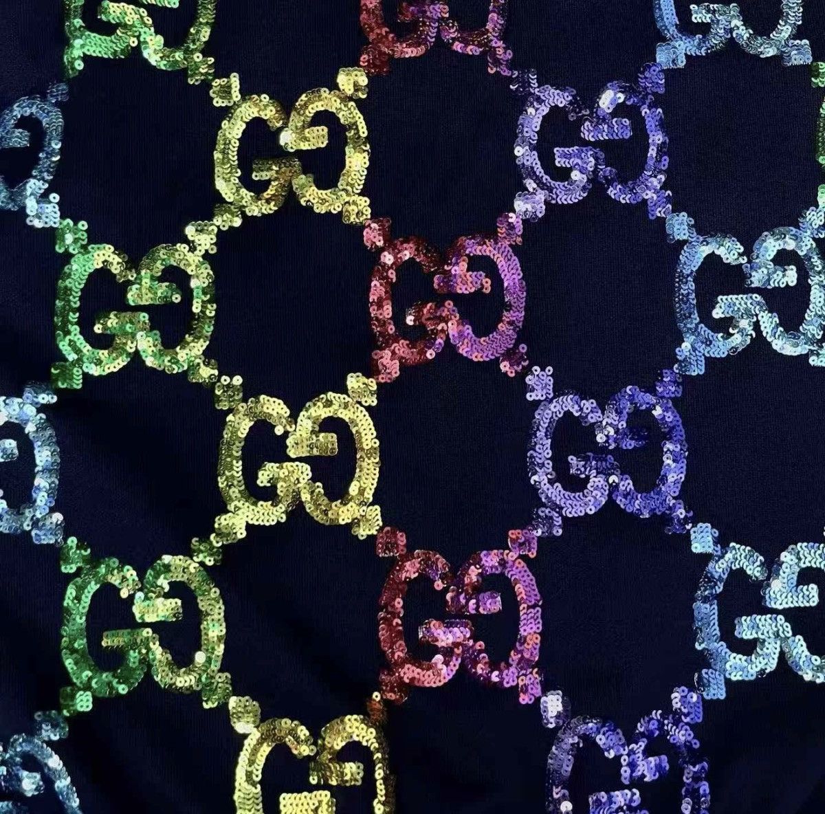 Gucci Gucci GG M Rainbow Sequin Track Zipper Jacket Size M / US 6-8 / IT 42-44 - 3 Thumbnail