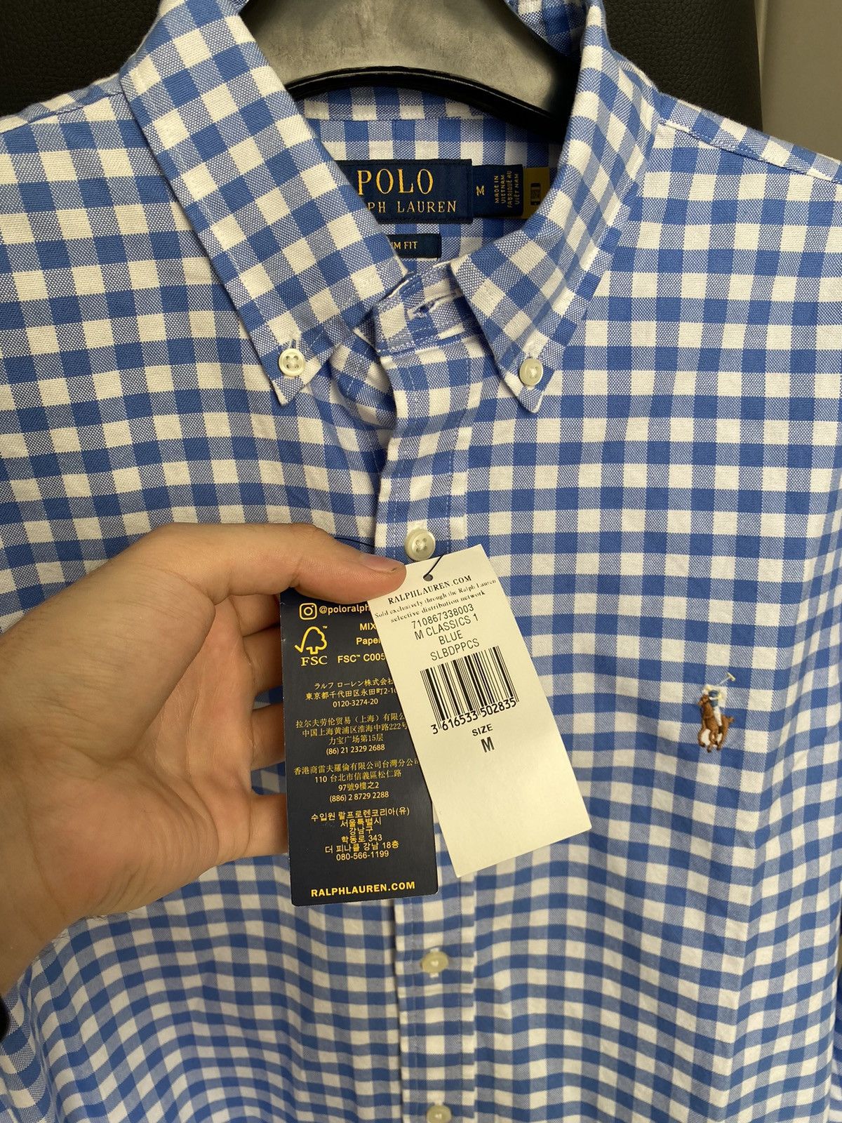 Polo Ralph Lauren × Ralph Lauren Polo Ralph Lauren new shirt button up checkered small logo M Size US M / EU 48-50 / 2 - 5 Thumbnail