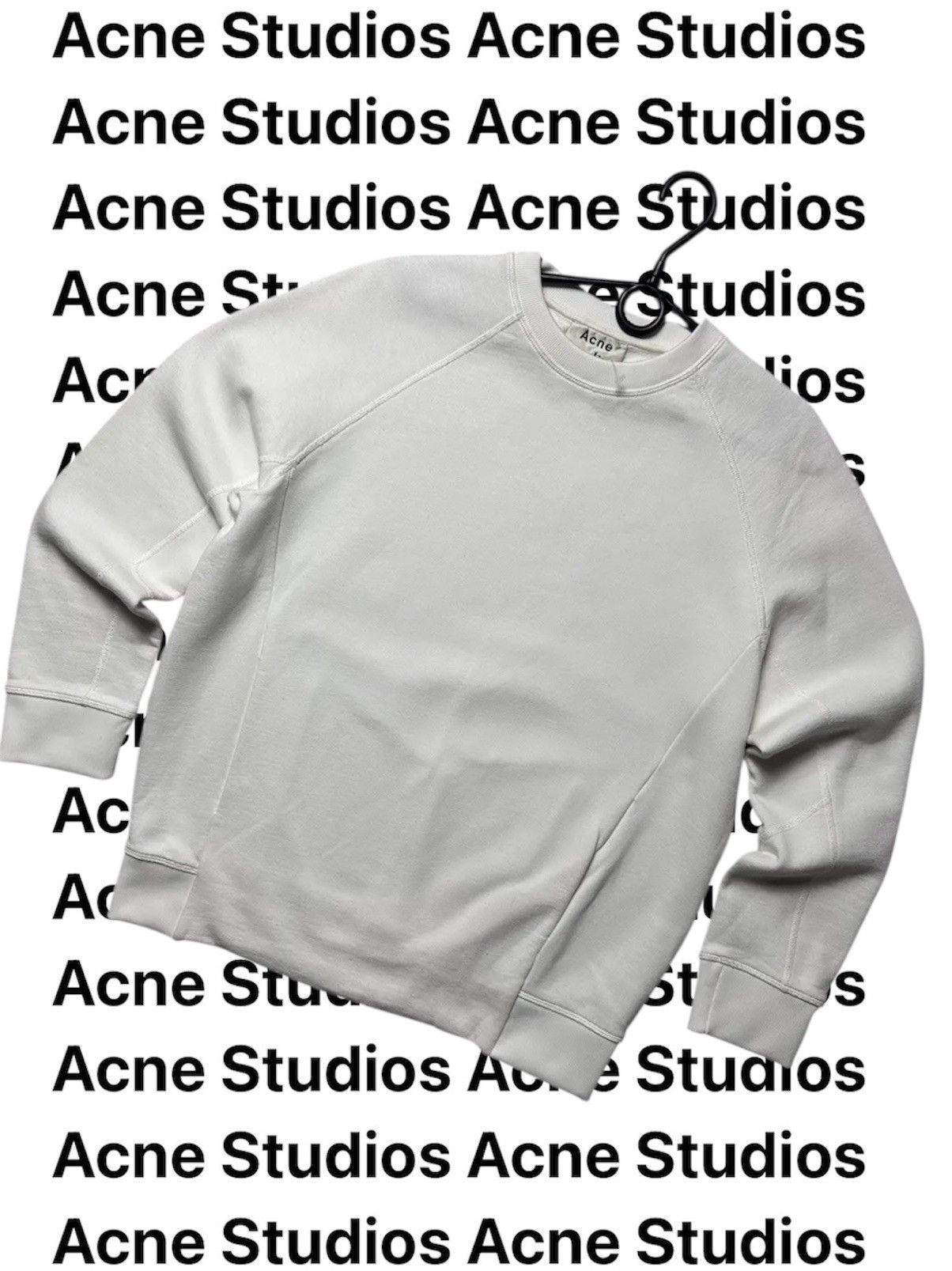 Acne Studios Vintage Acne Studios sweatshirt white S rare Size US M / EU 48-50 / 2 - 1 Thumbnail